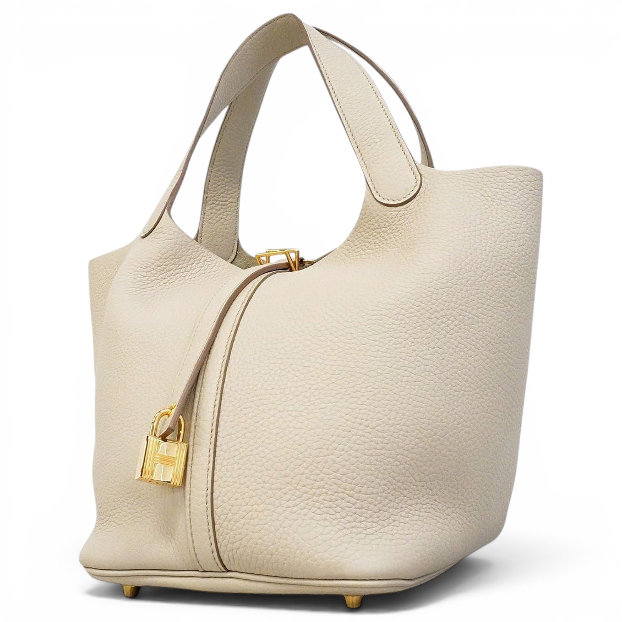 Hermes Picotin 22 Handbag Clemence Leather