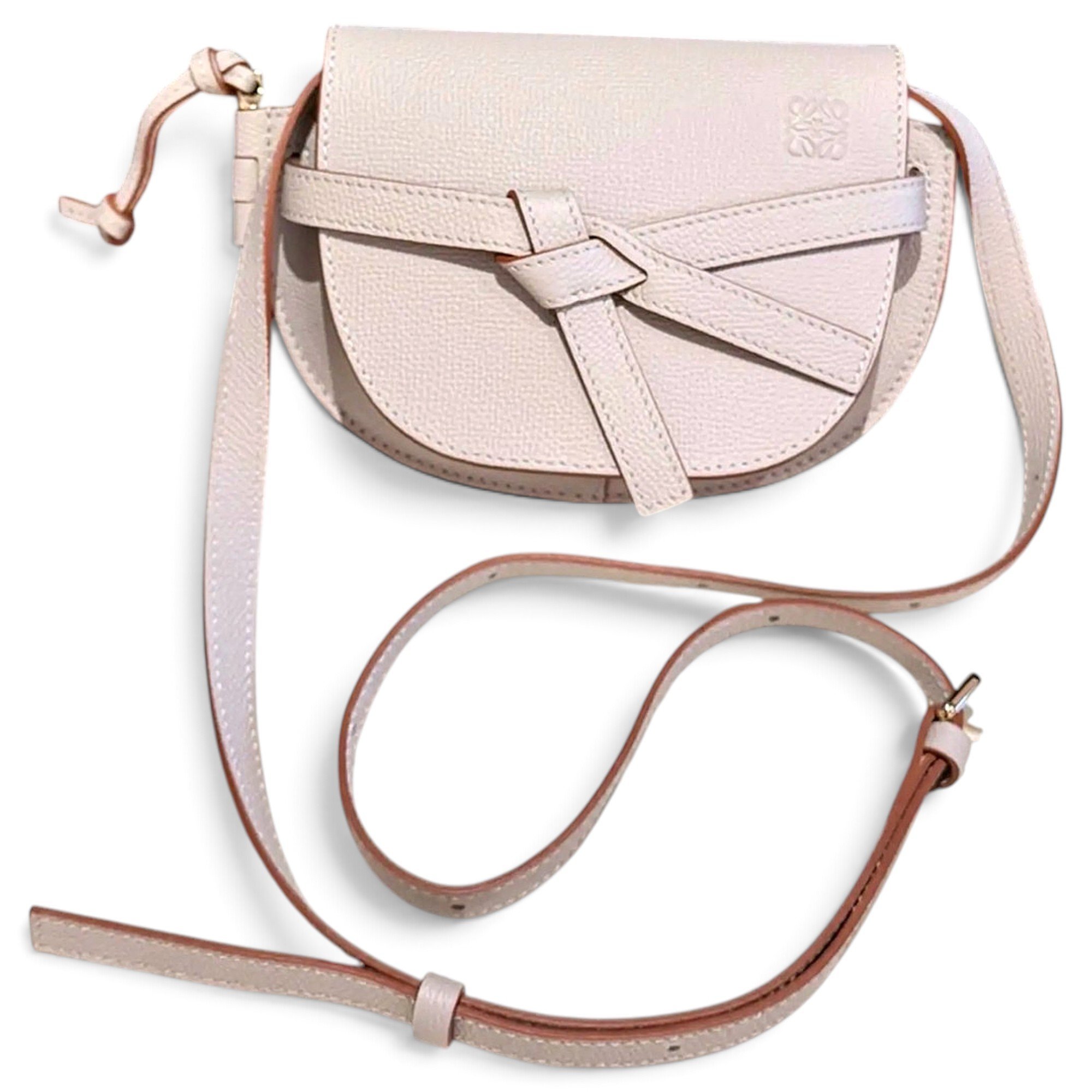 Gate leather crossbody bag