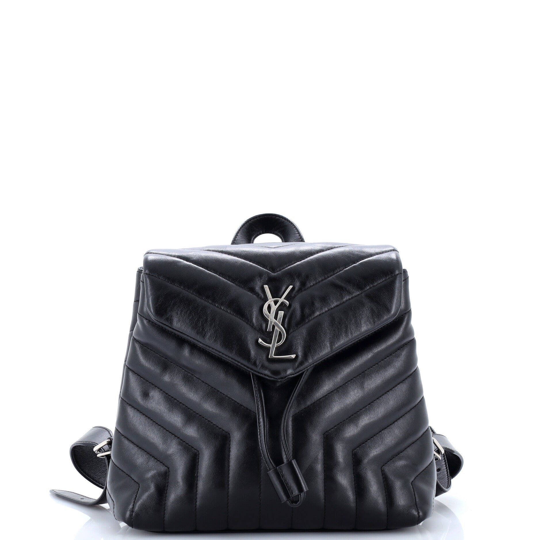 LouLou Backpack Matelasse Chevron Leather Small
