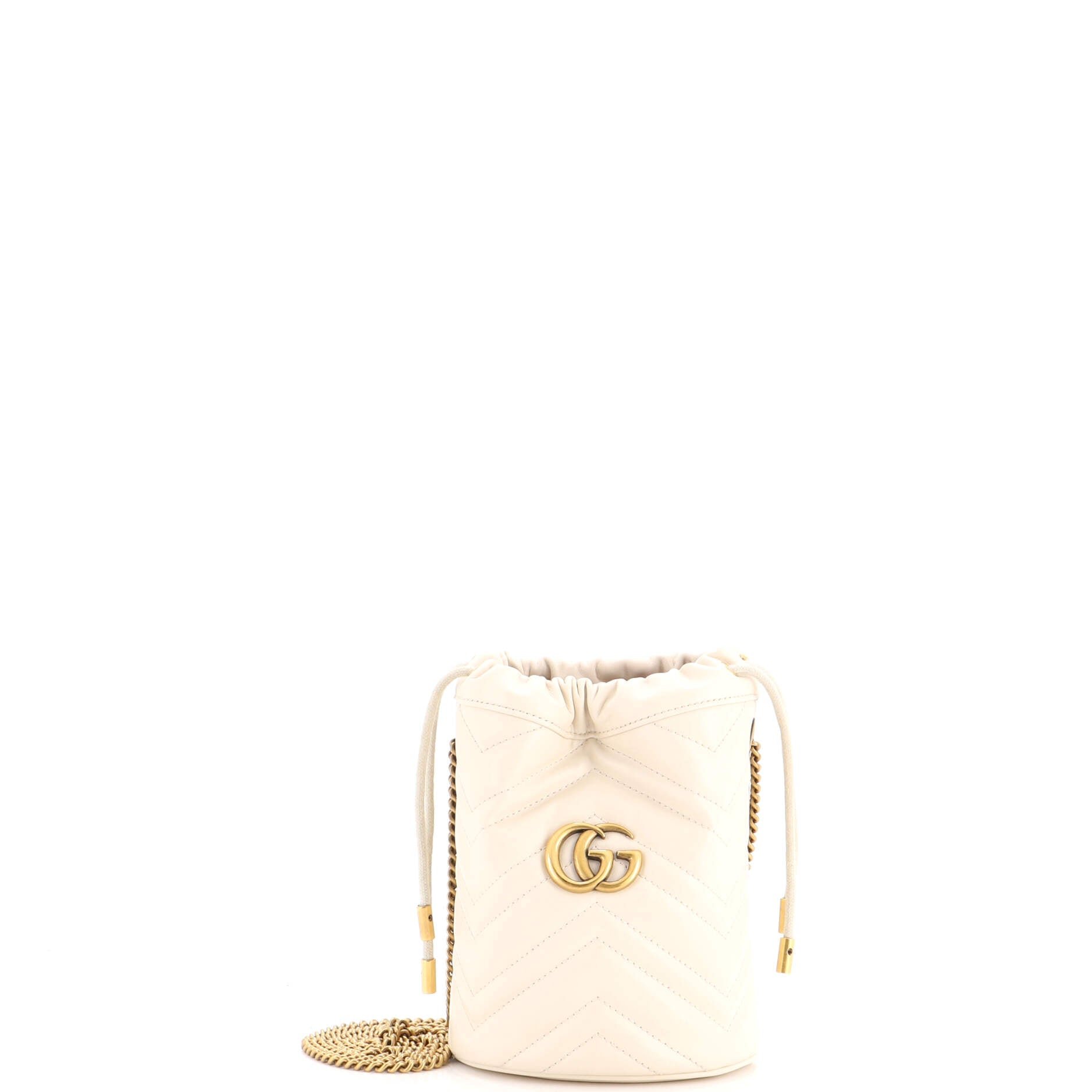 GG Marmont Bucket Bag Matelasse Leather Mini