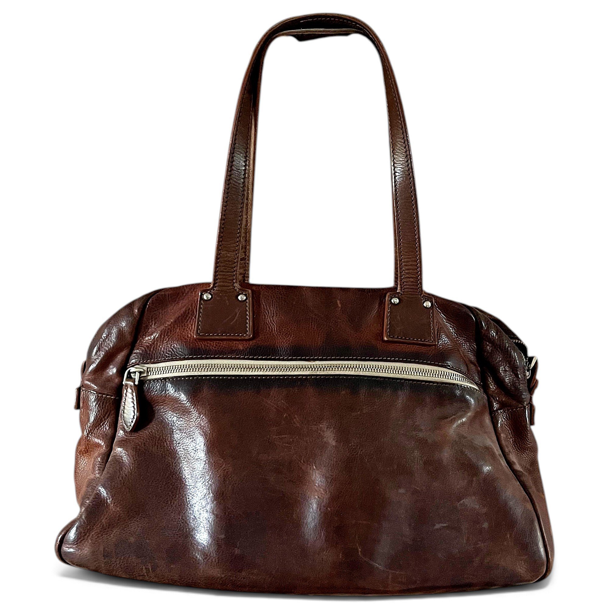Leather handbag