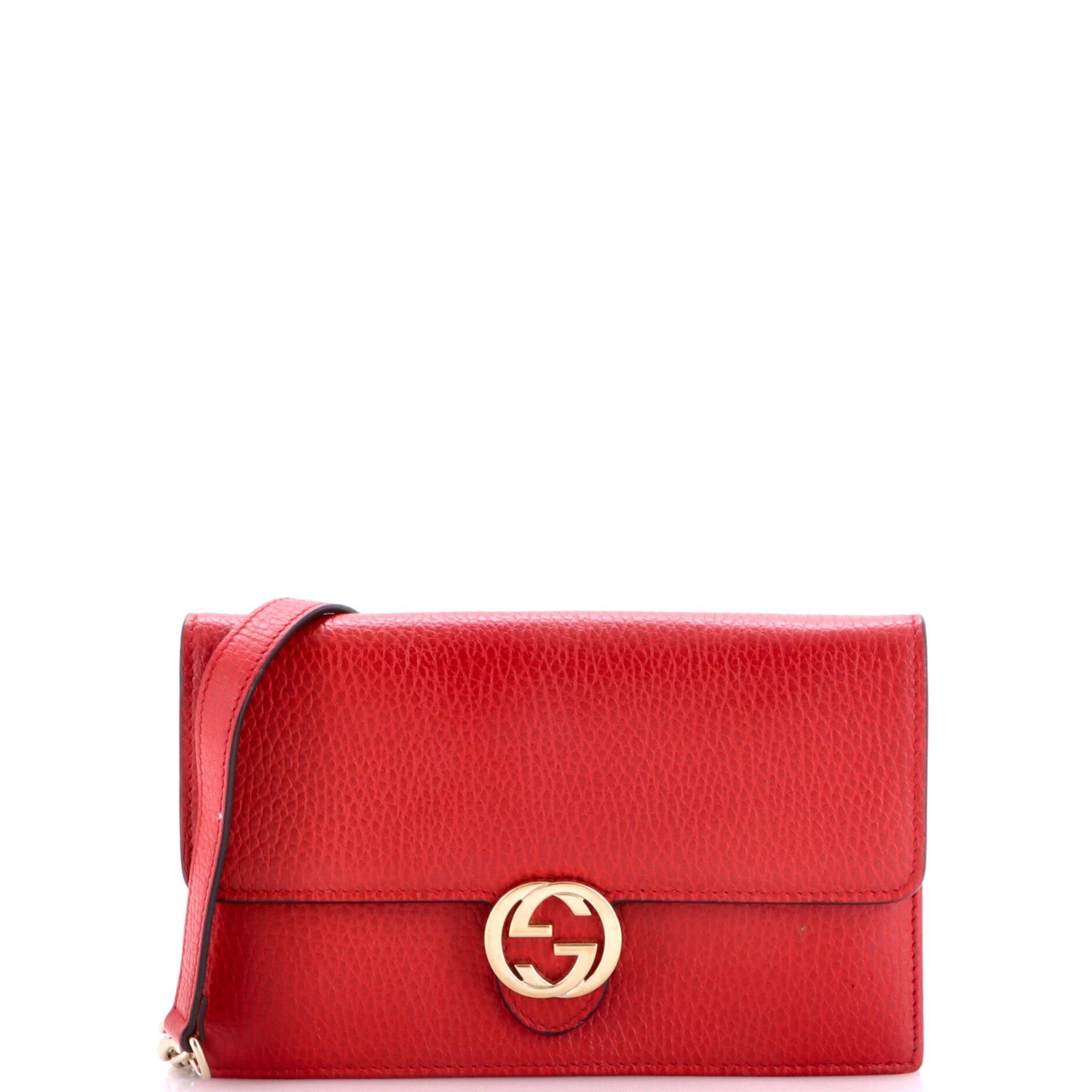 Interlocking Wallet on Chain Leather