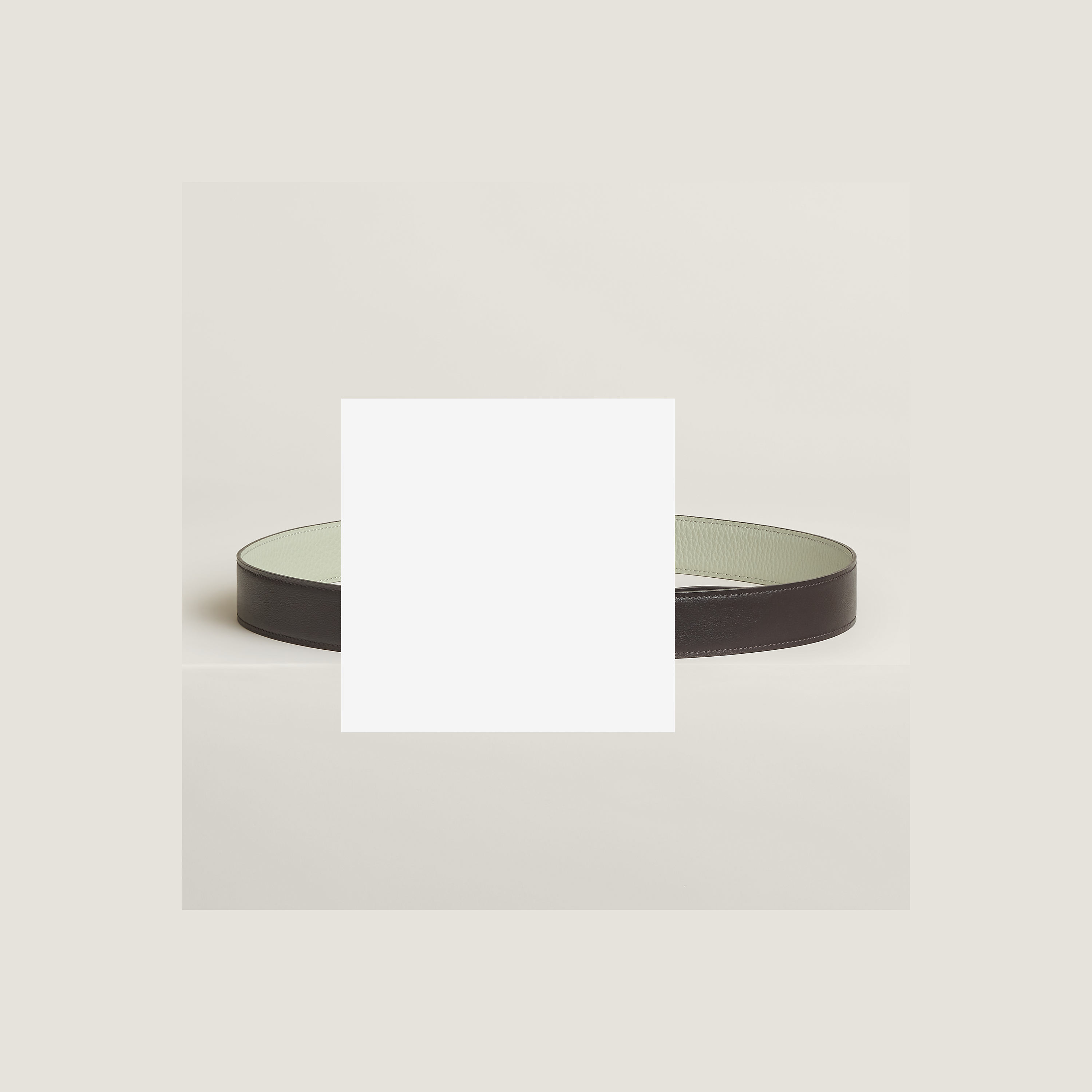 H d'Ancre belt buckle & Reversible leather strap 32 mm