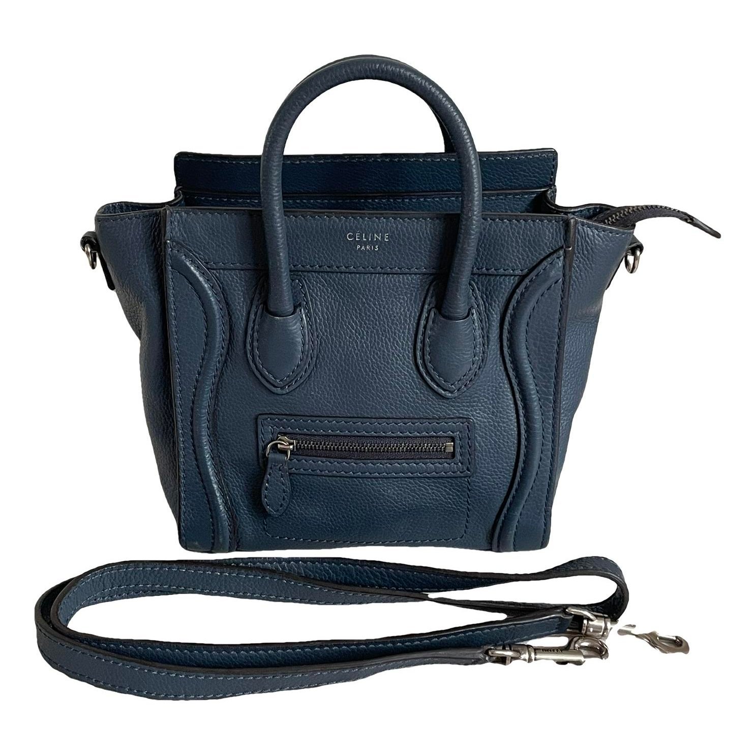 Nano Luggage leather handbag