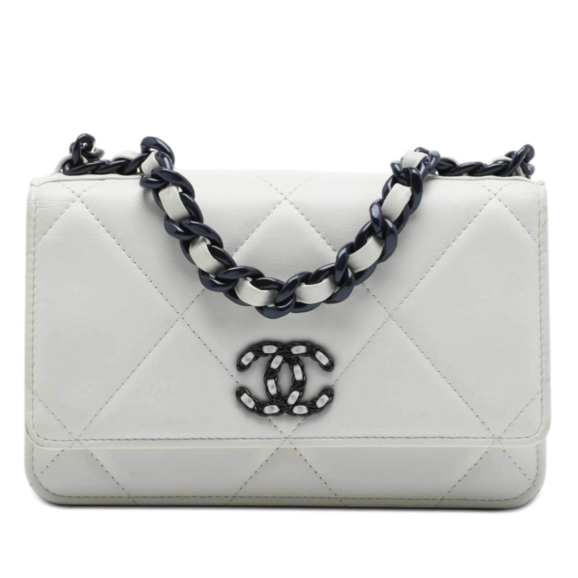Wallet On Chain Timeless/Classique pony-style calfskin handbag