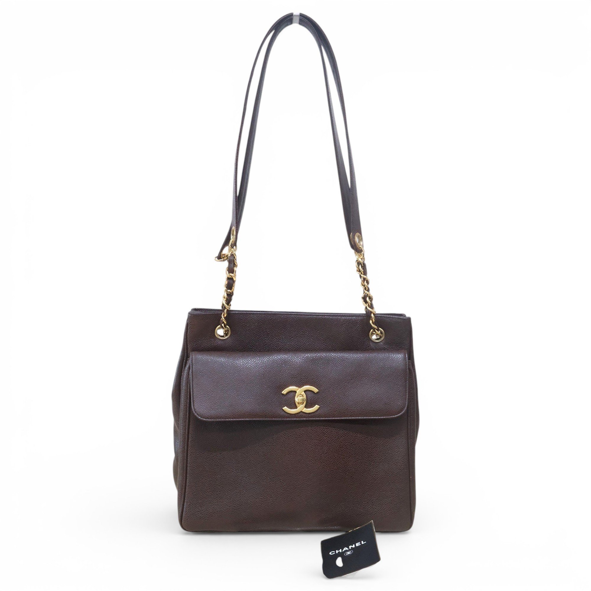 Leather handbag