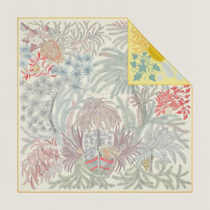 Le Jardin Des Peintres Double Face Scarf 90