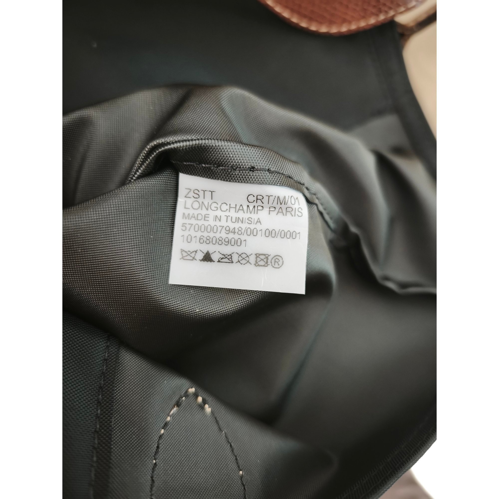 Longchamp Pliage leather tote