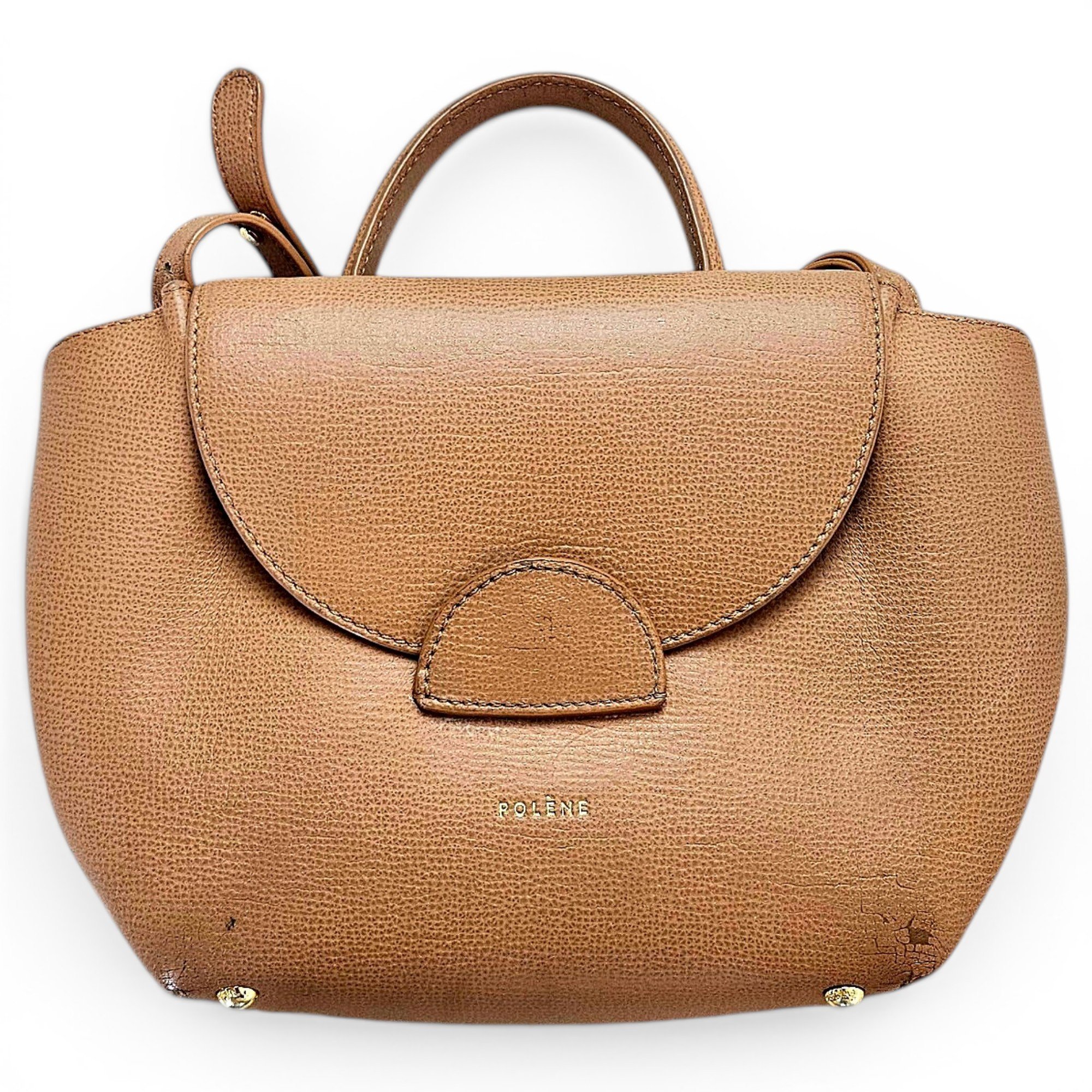 Numéro un nano leather handbag