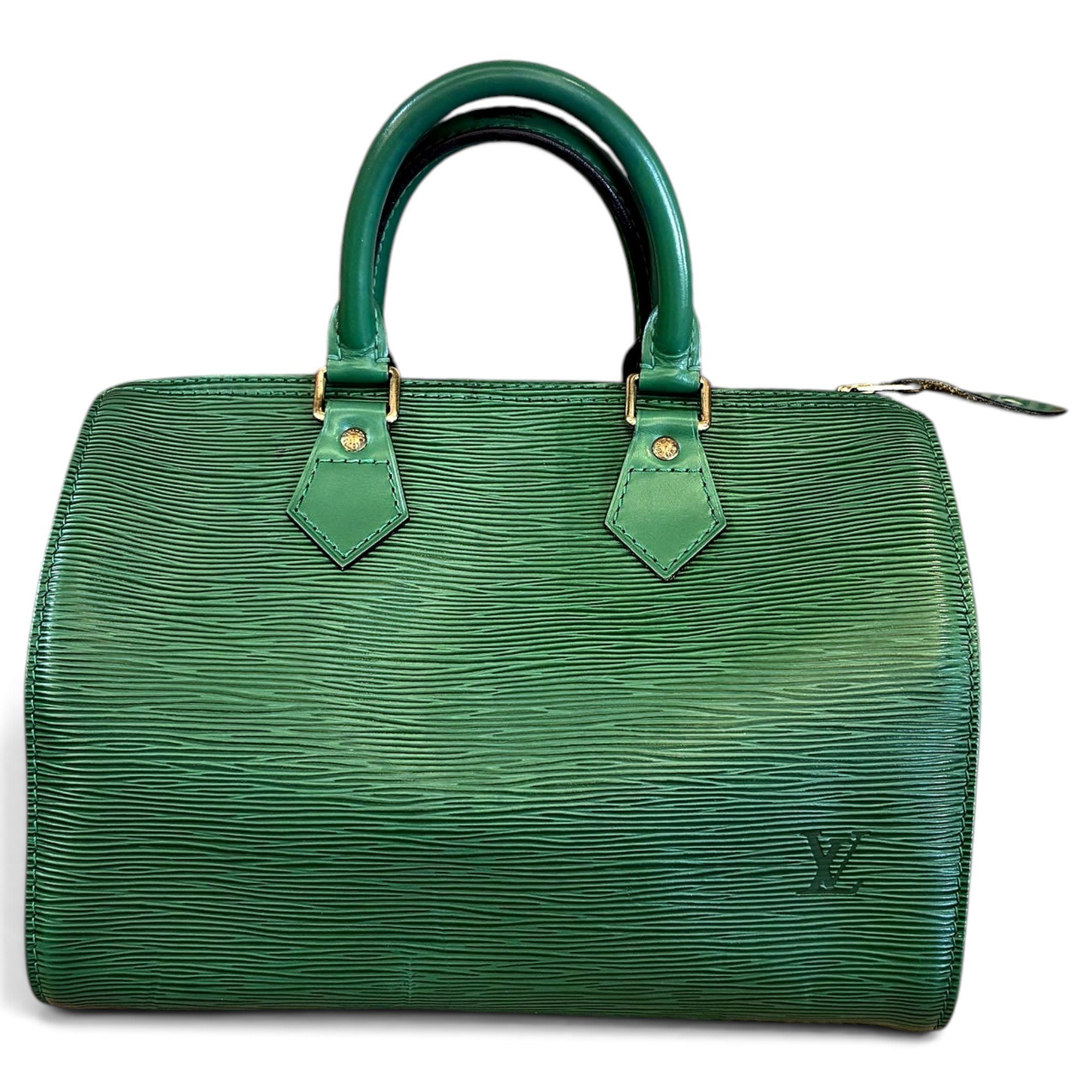Speedy leather handbag