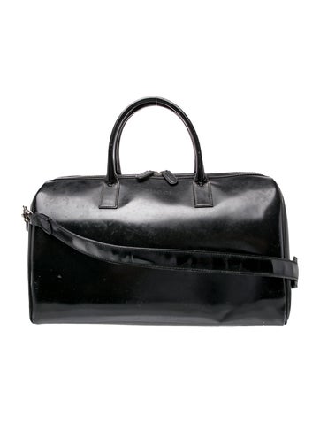 Patent Leather Weekender Bag Vintage