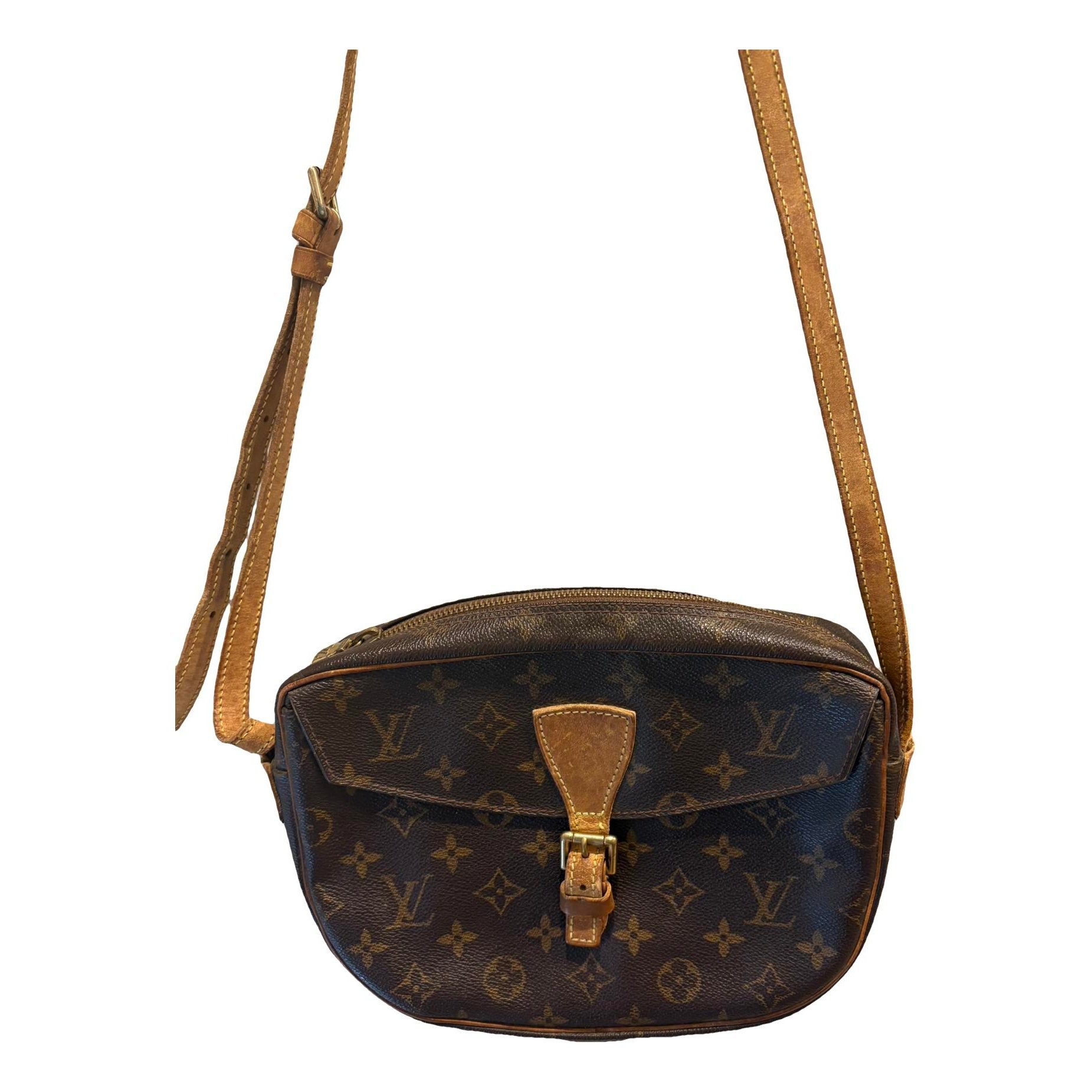 Jeune fille leather crossbody bag