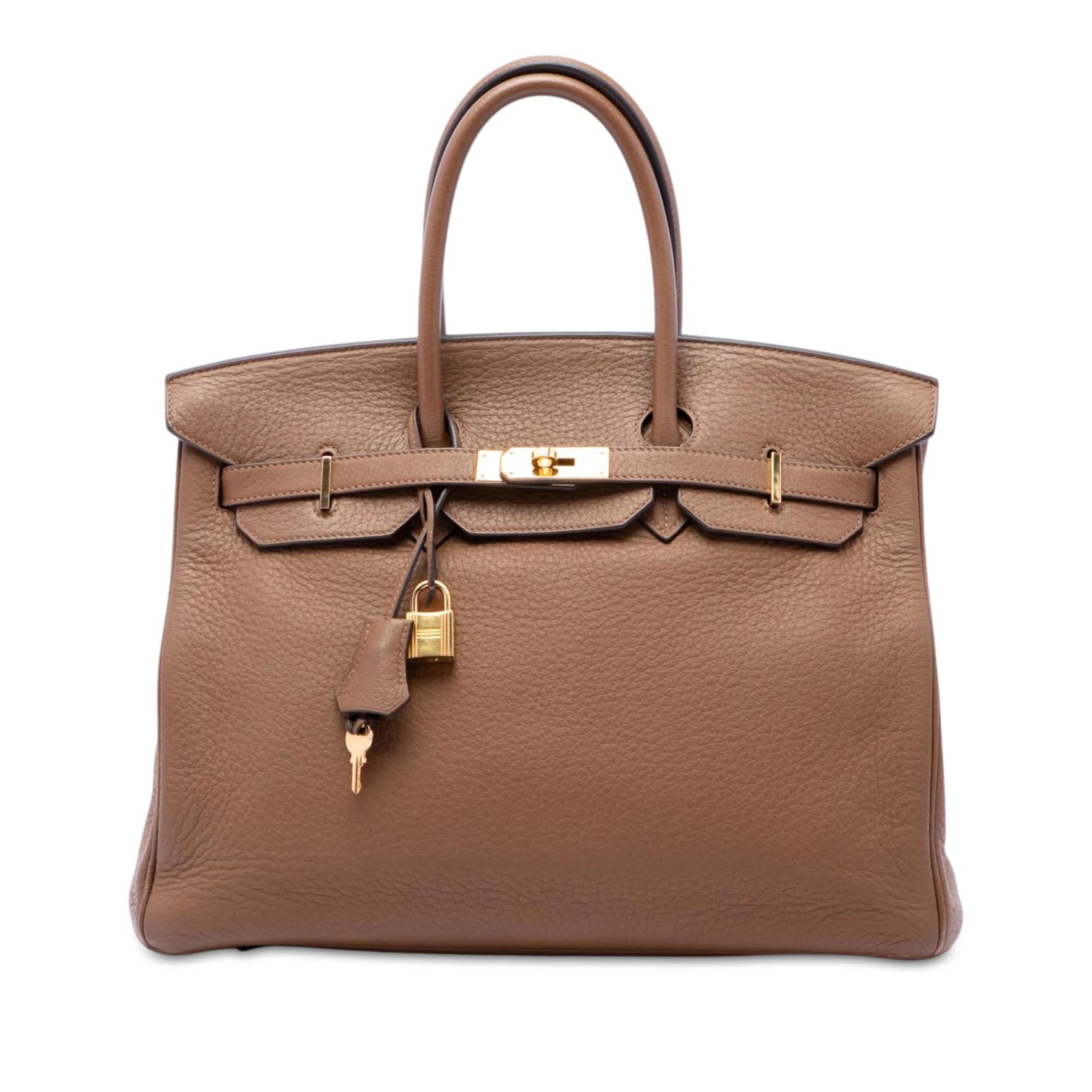 Birkin Shoulder pony-style calfskin handbag