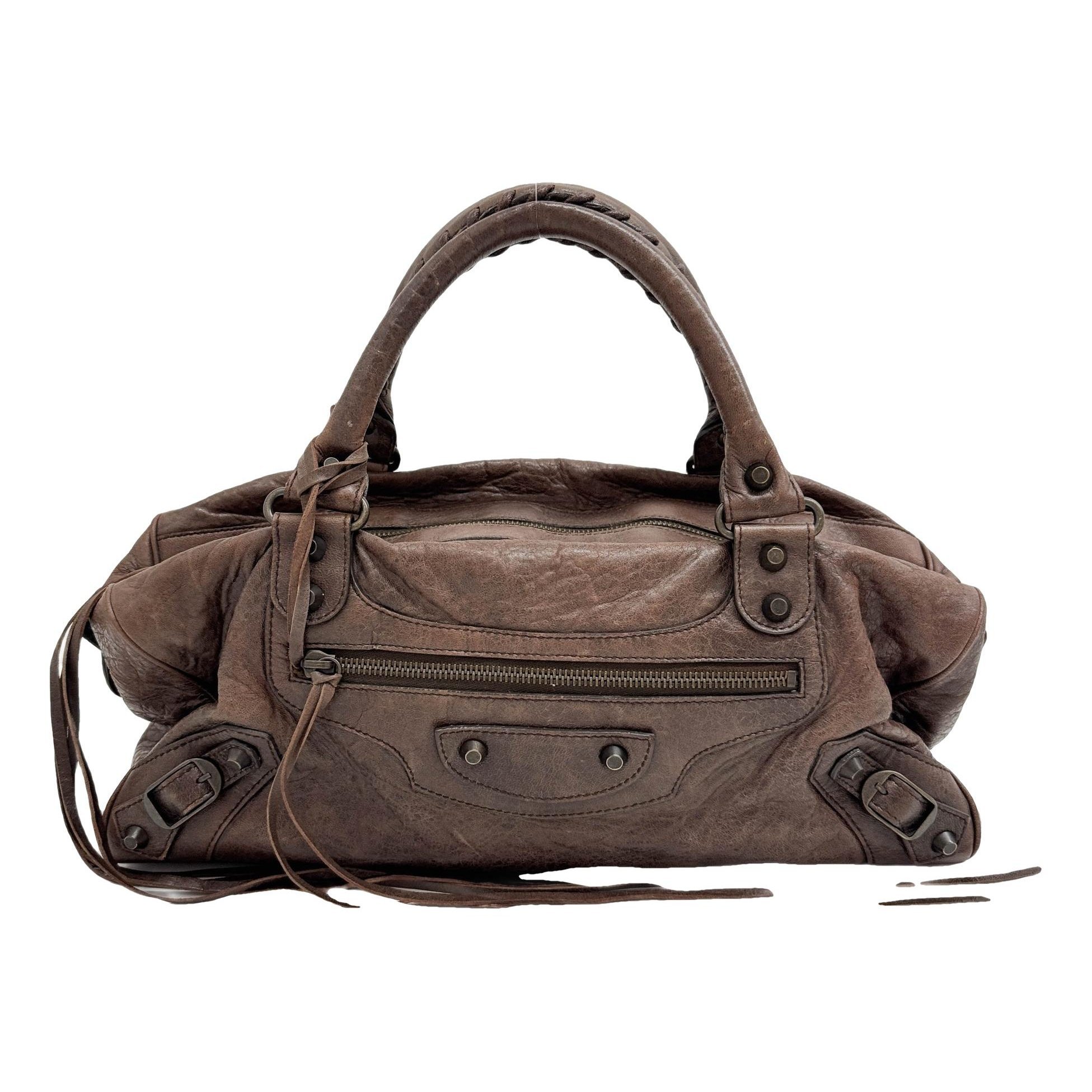 Twiggy leather handbag