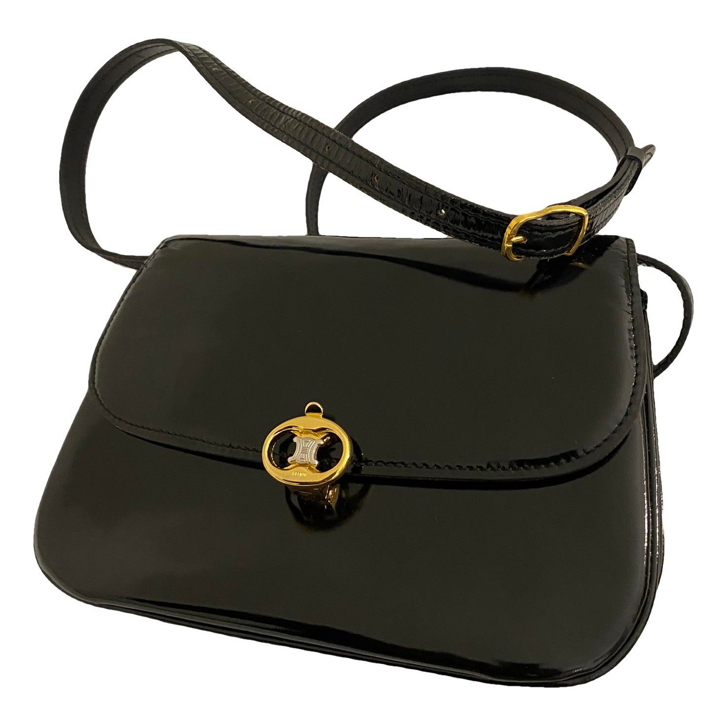 Triomphe leather crossbody bag