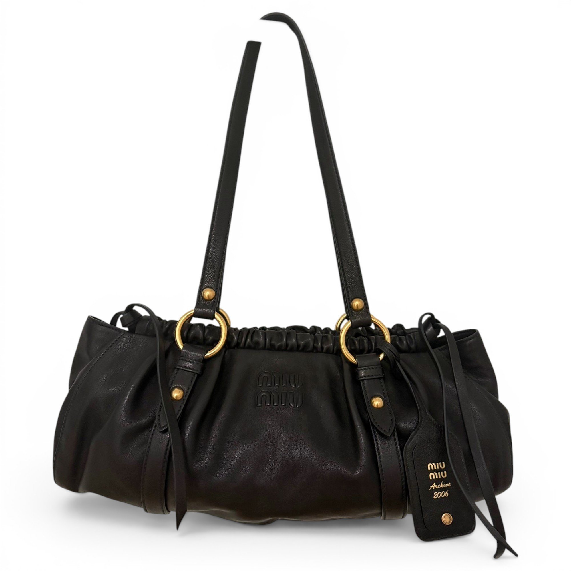 Leather handbag