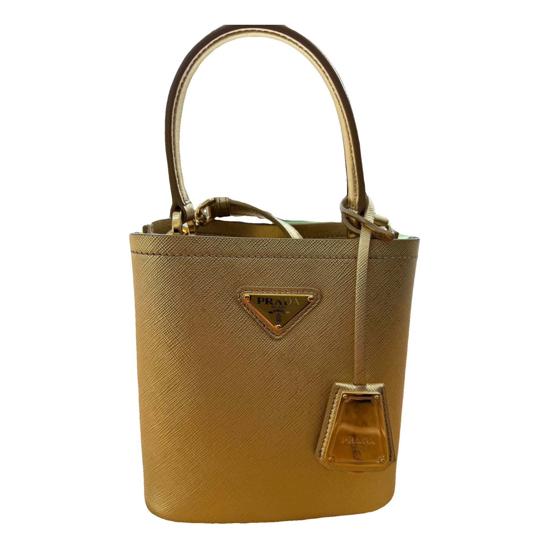 Panier leather handbag