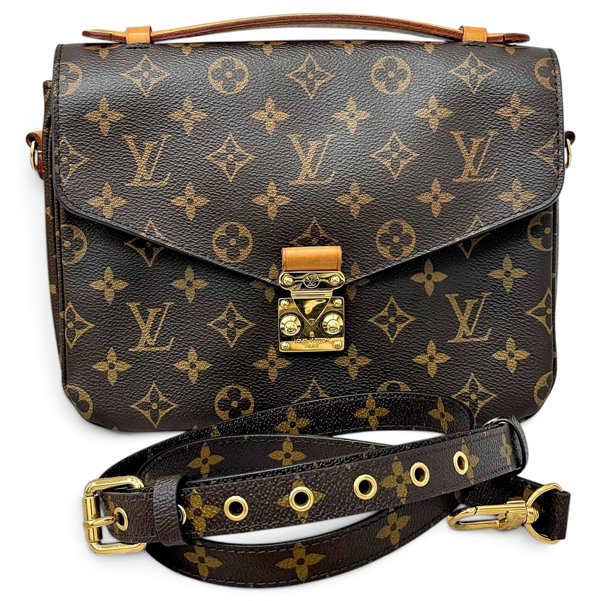 Metis leather handbag