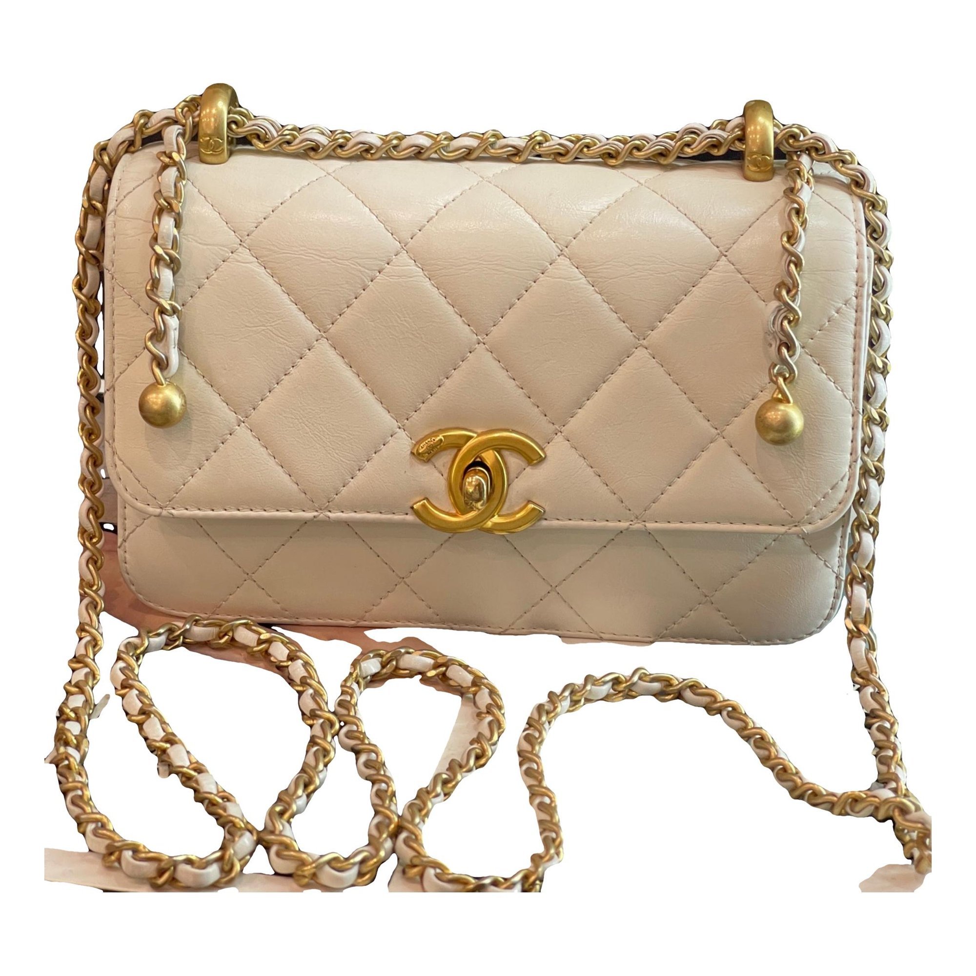 Coco Luxe leather handbag