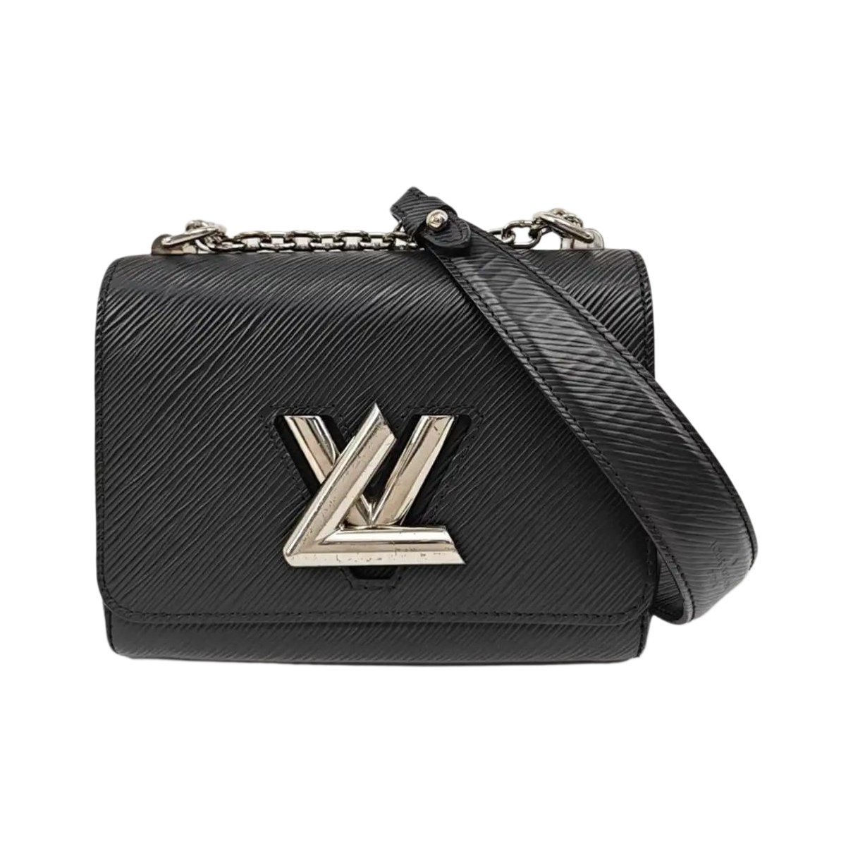 Twist leather handbag