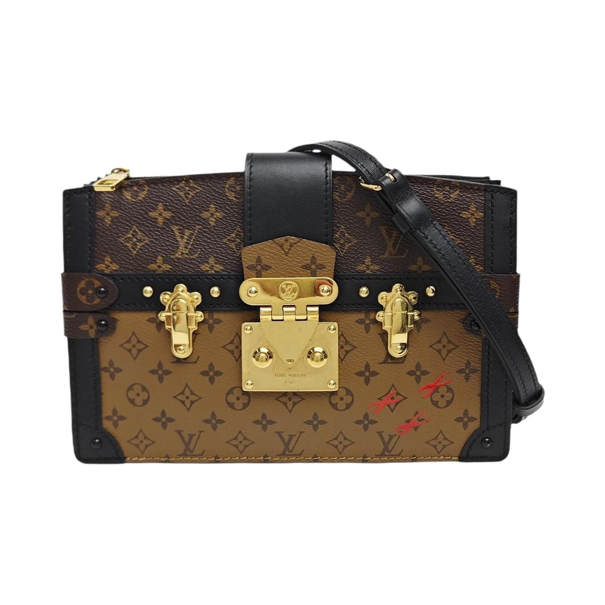 City Trunk leather handbag
