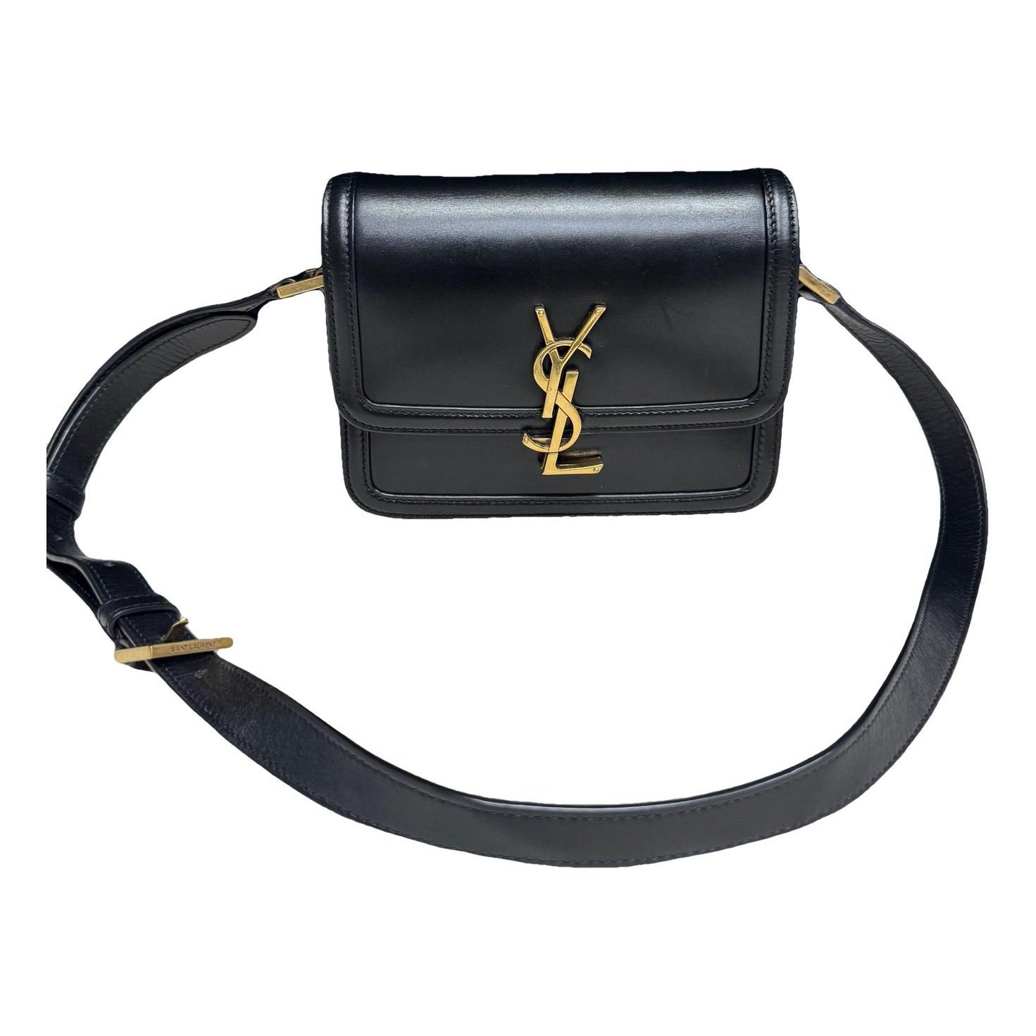 Solférino leather handbag