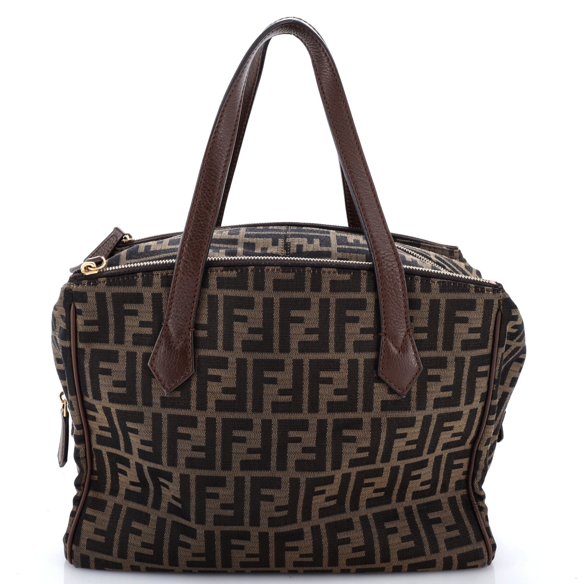 Double Zip Tote Zucca Canvas Medium