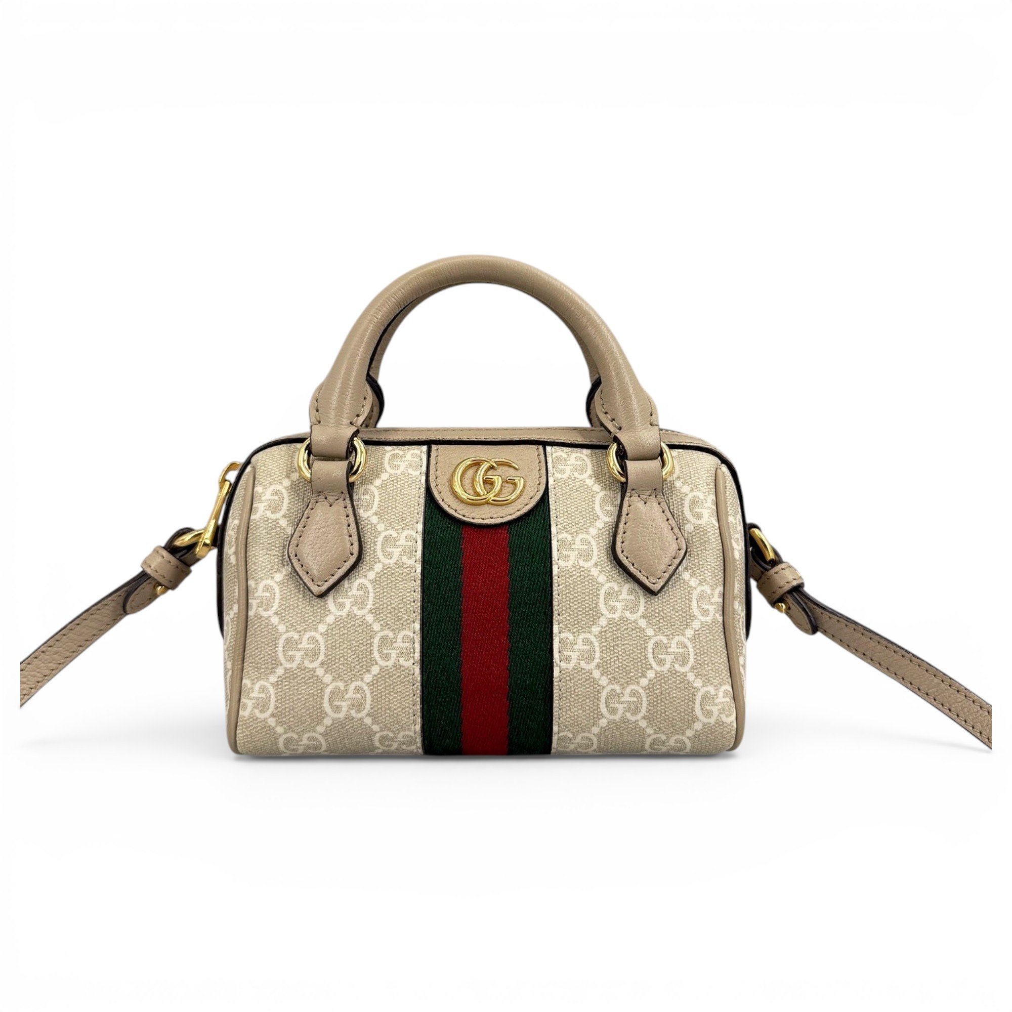 Ophidia Boston leather handbag