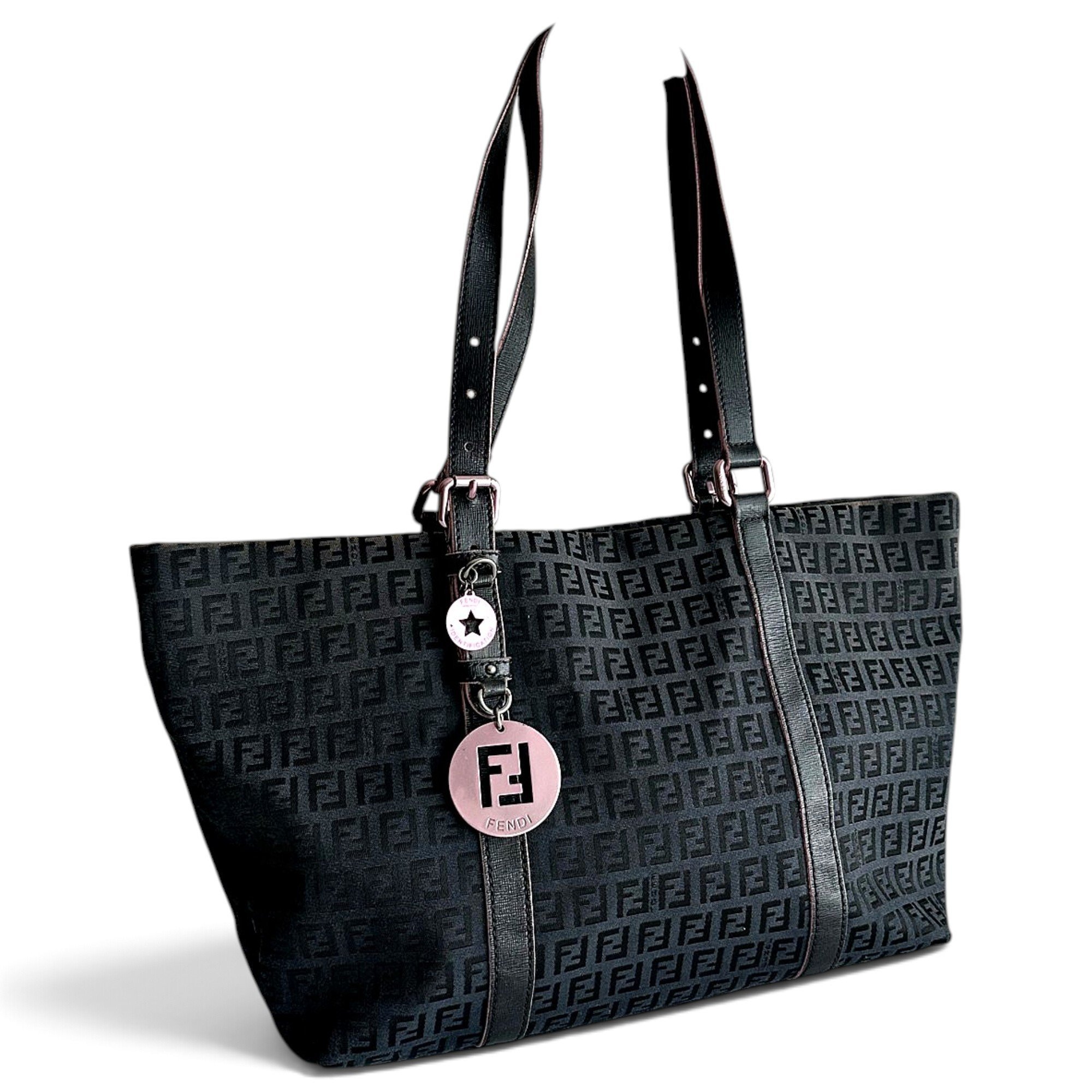 Logo Shopper Tote leather tote