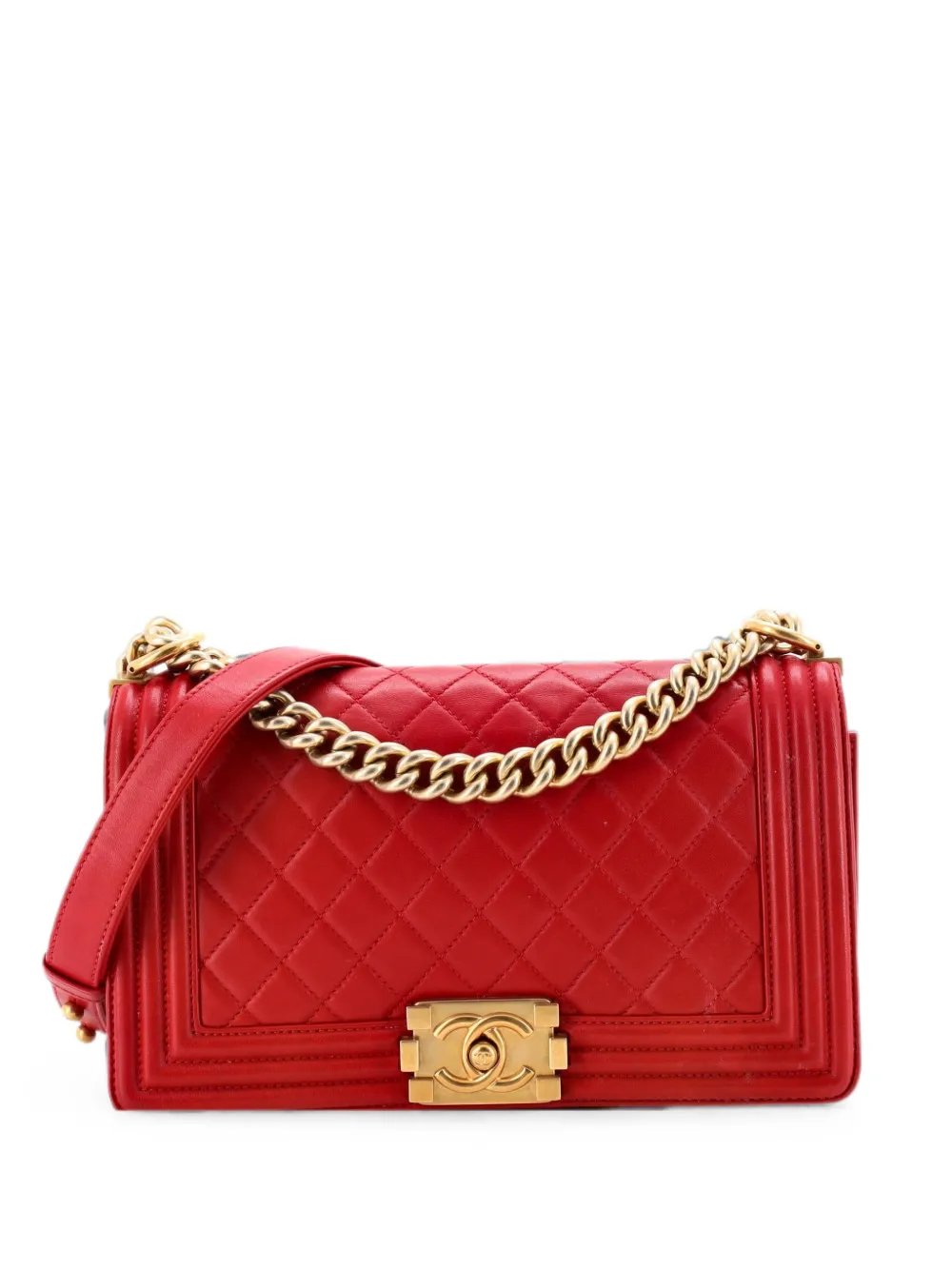 Boy Flap Bag Quilted Lambskin Old Medium shoulder bag