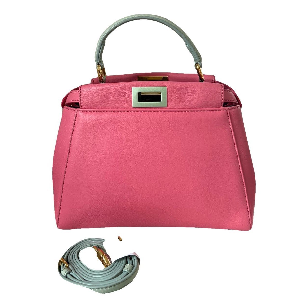 Peekaboo leather handbag