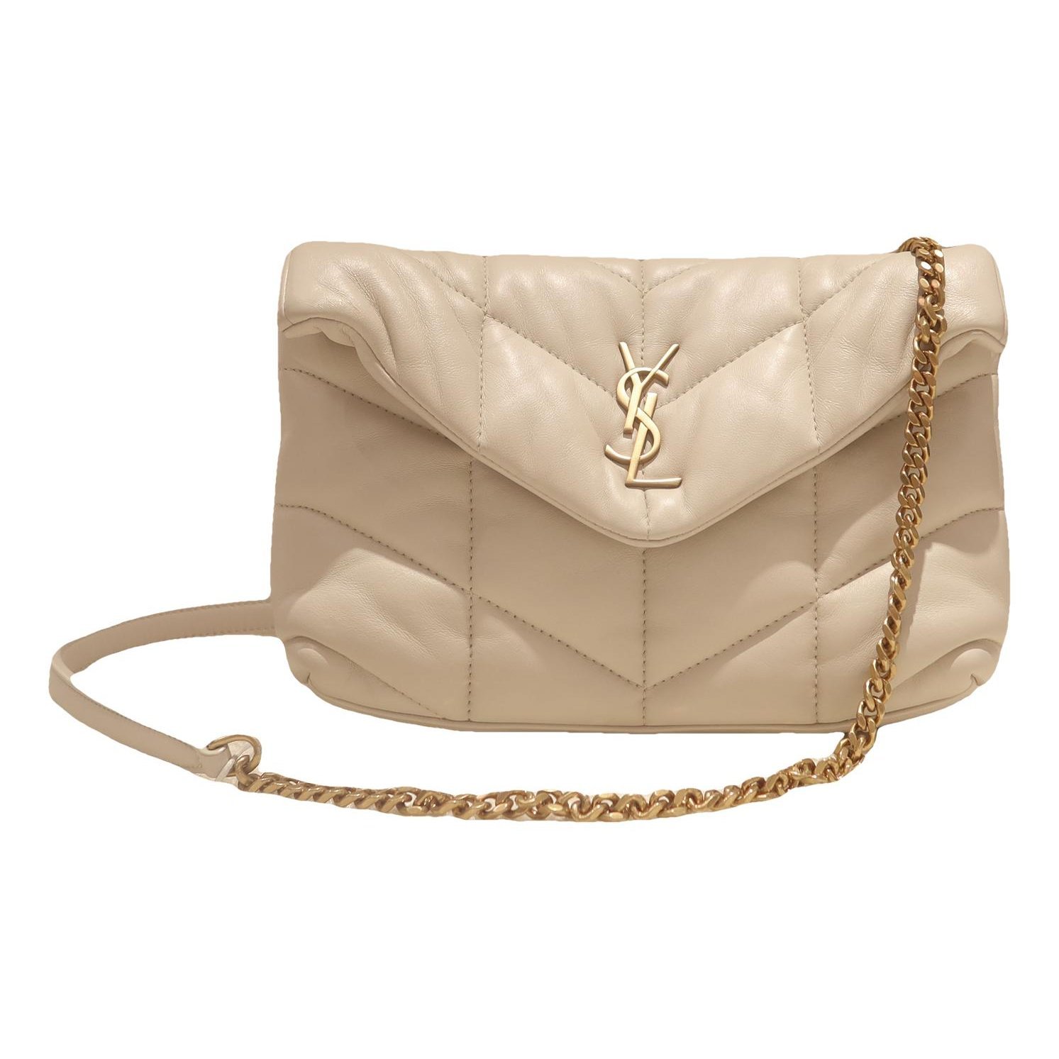 Saint Laurent Loulou Puffer leather handbag