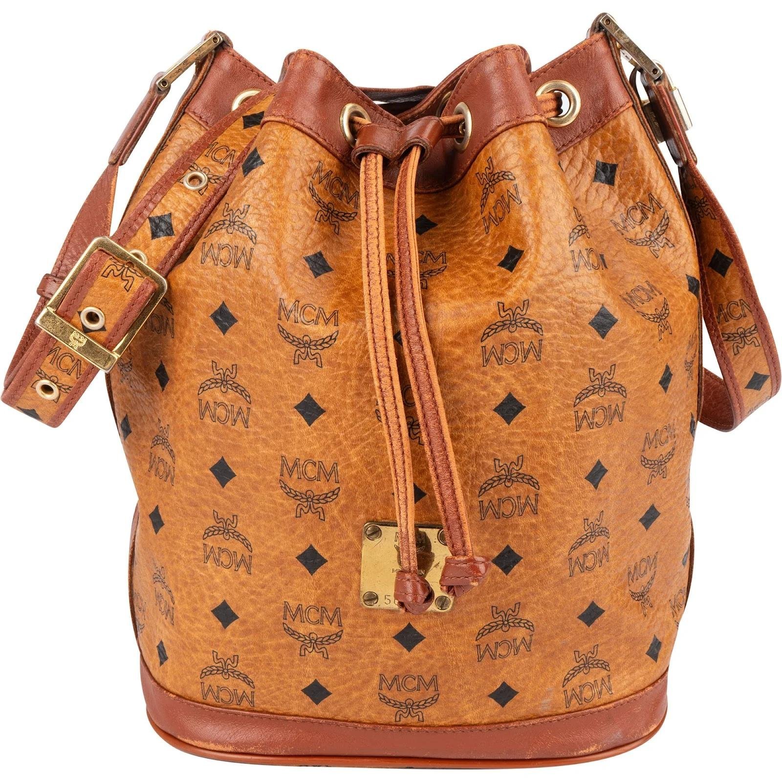 Heritage Drawstring leather crossbody bag