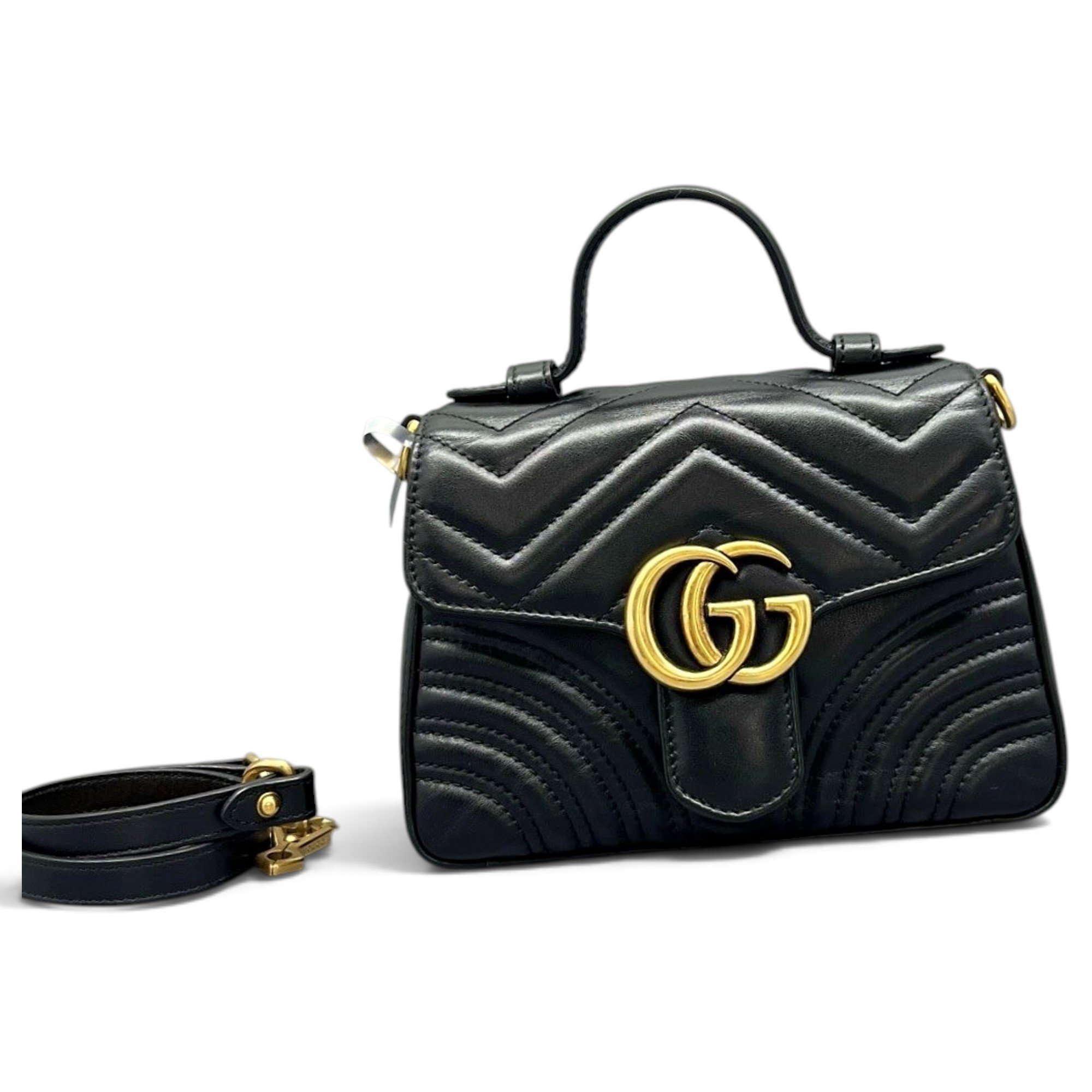 GG Marmont Flap leather handbag