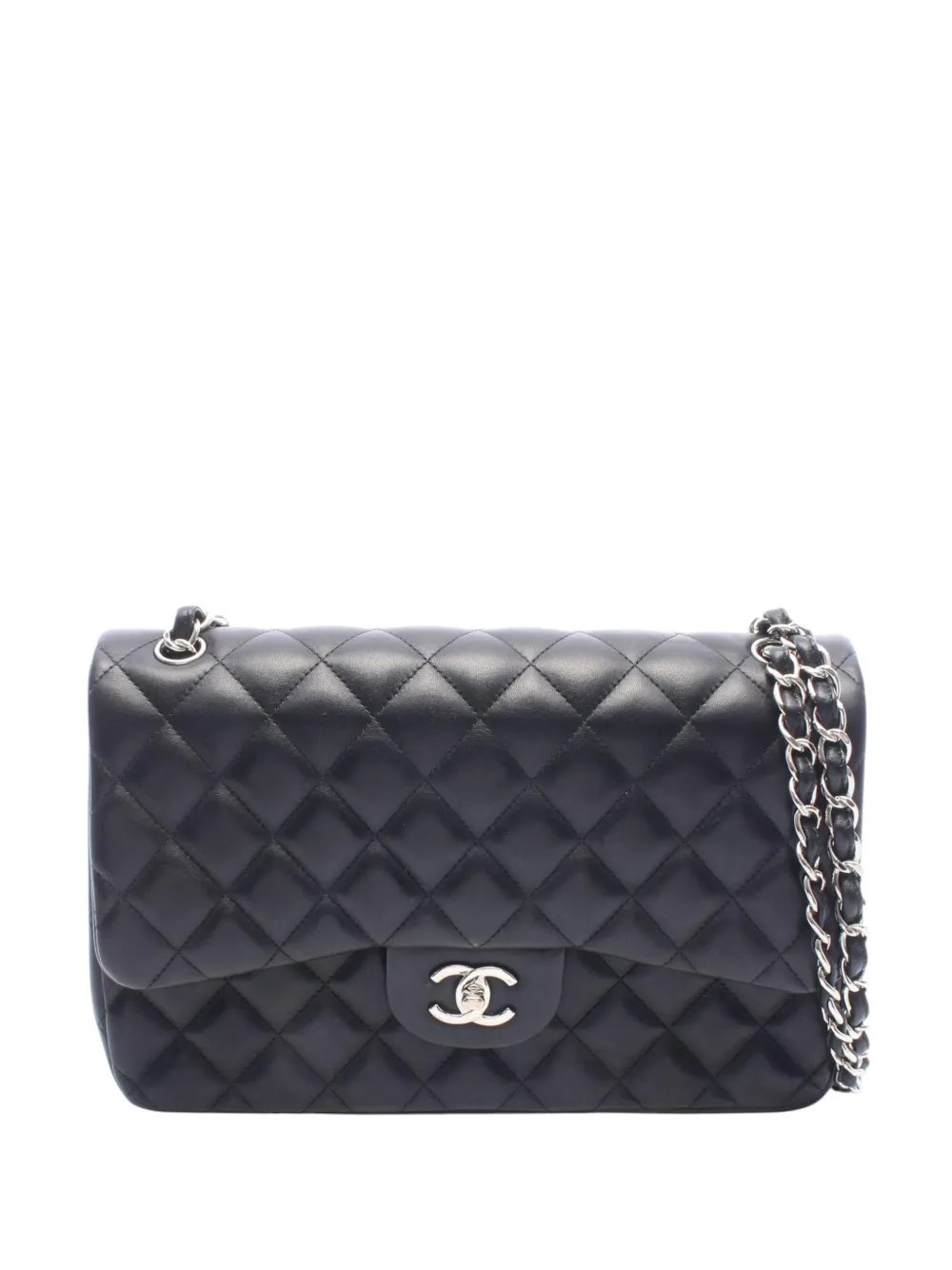 2014 Jumbo Classic Lambskin Double Flap shoulder bag
