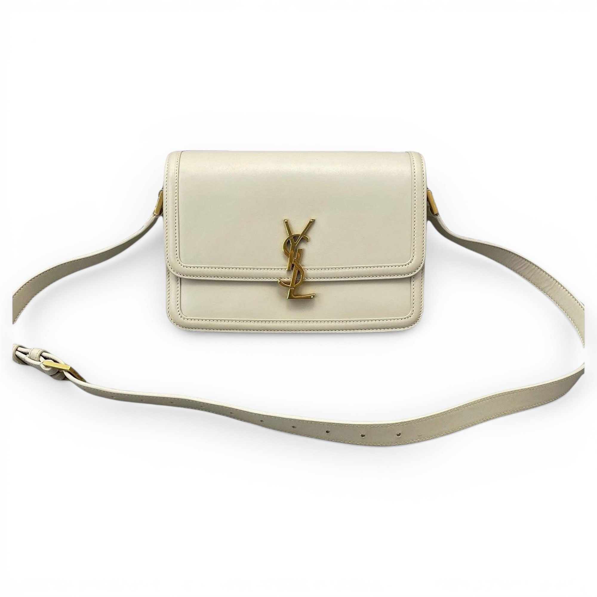 Solférino leather handbag
