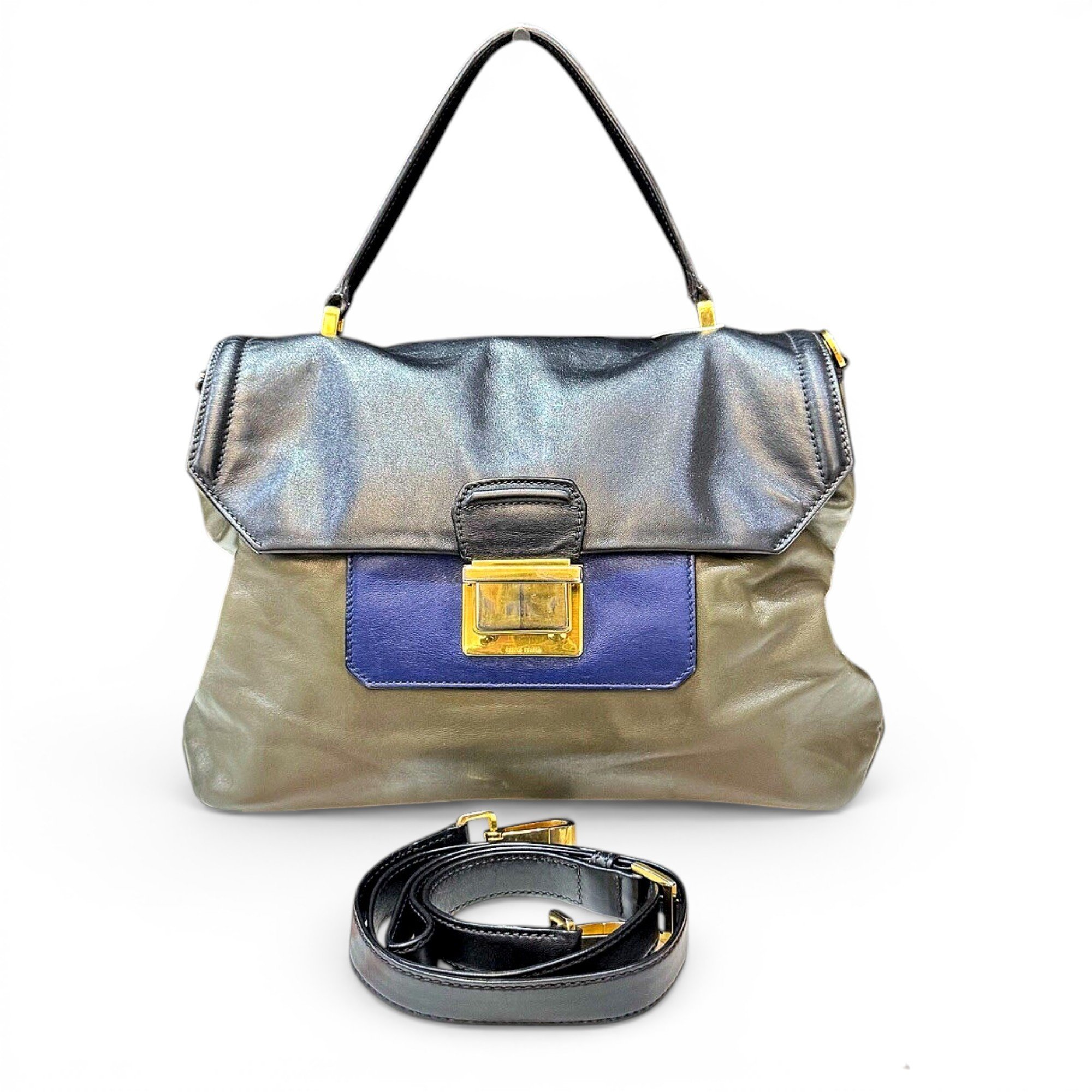 Leather handbag