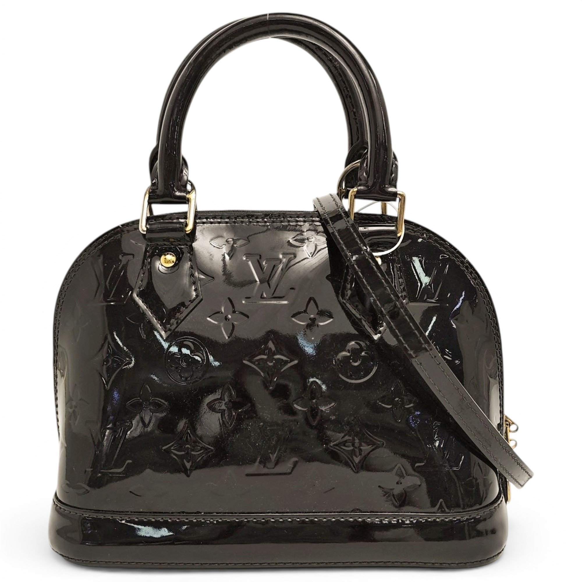 Alma patent leather handbag