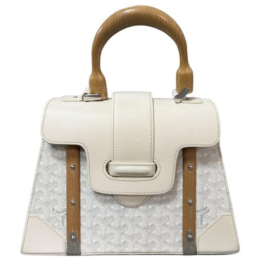 Goyard Saïgon leather handbag