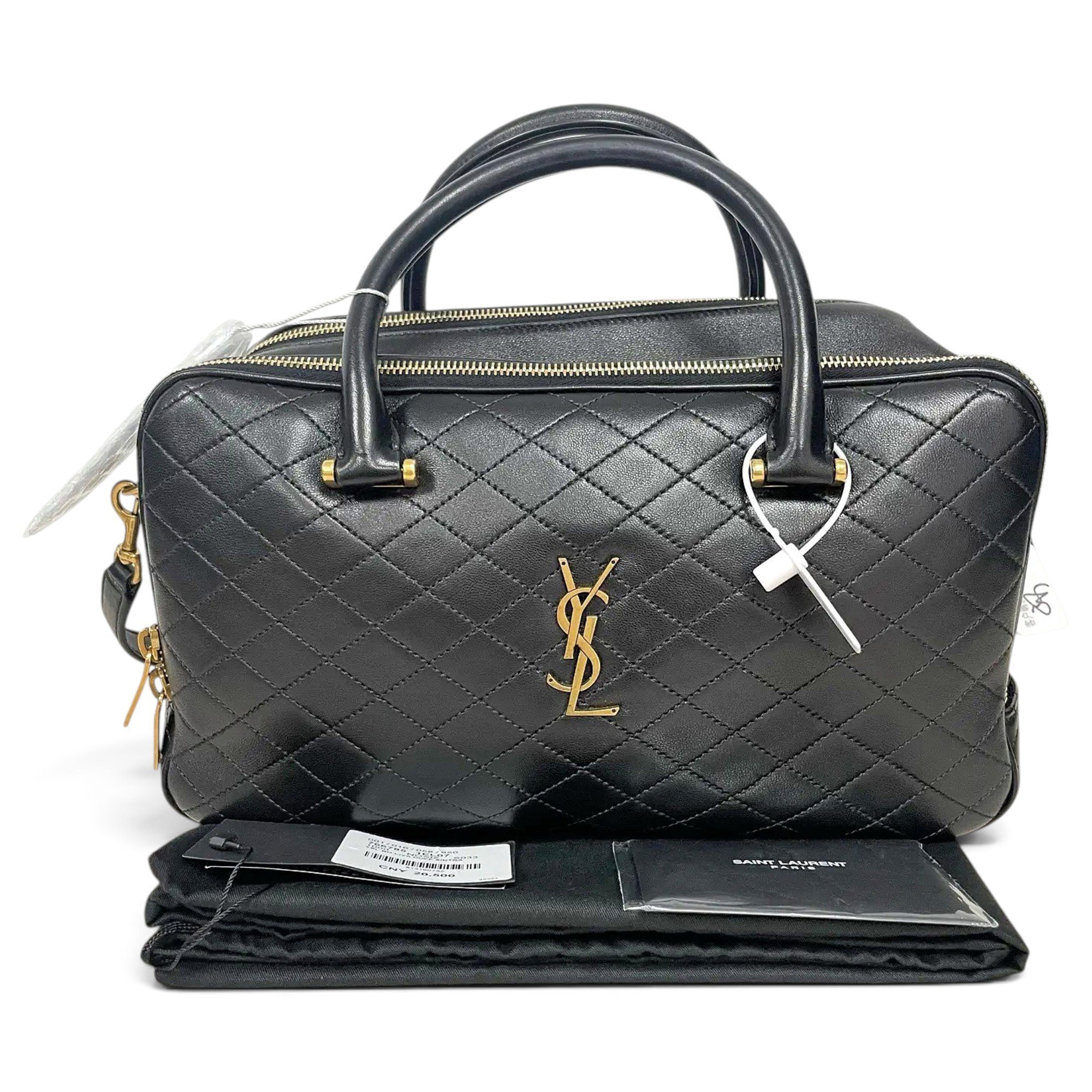 Leather handbag