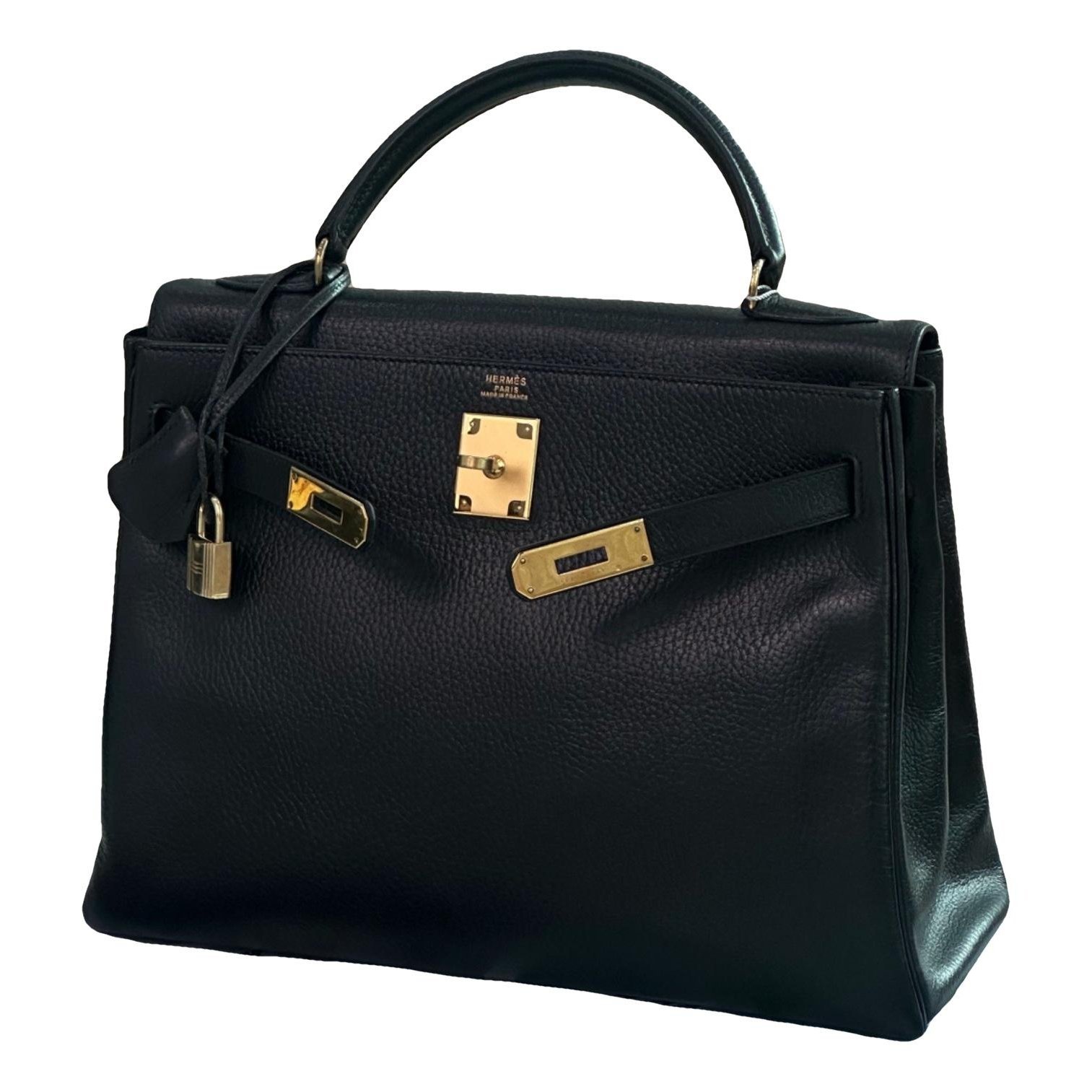 Kelly 32 leather handbag