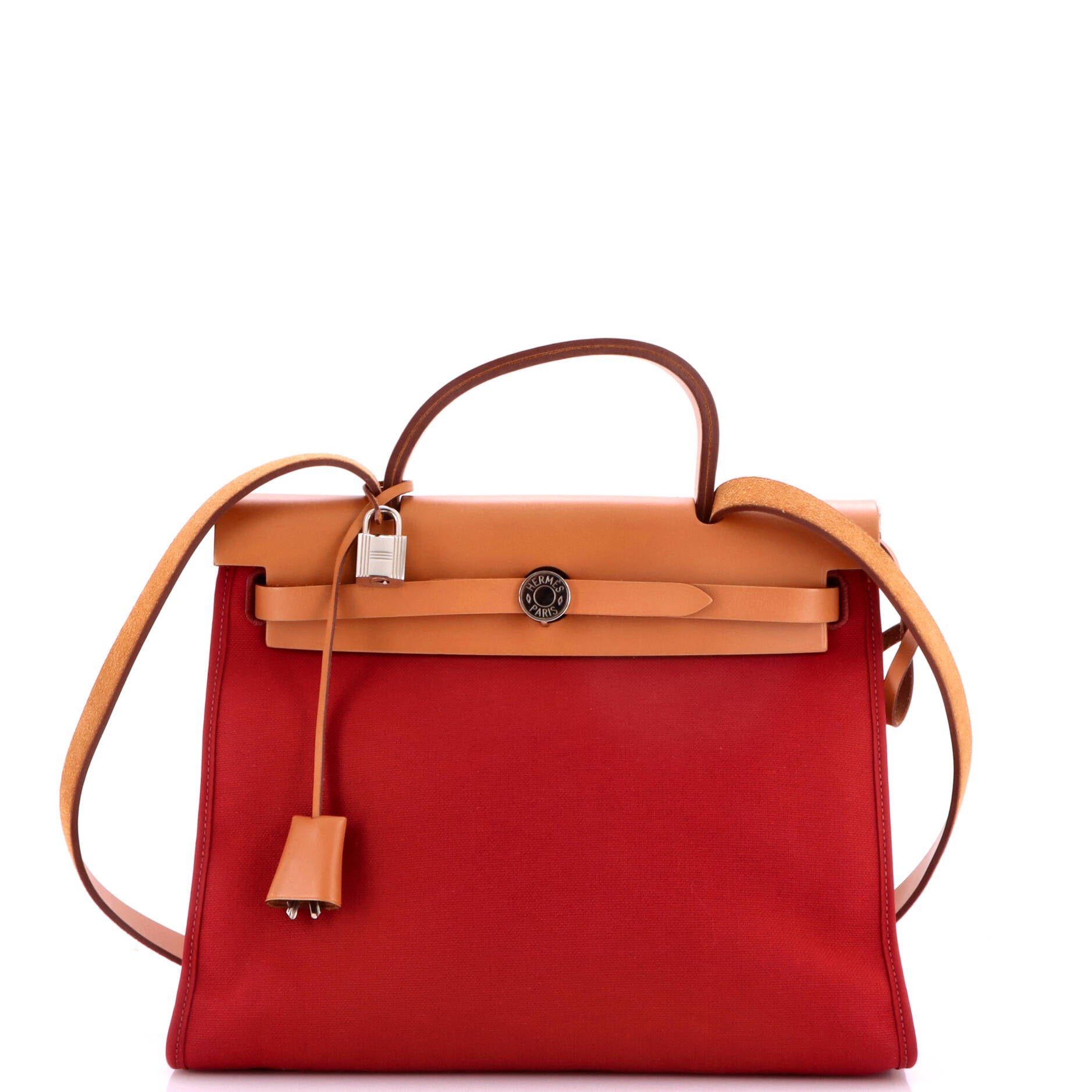 Herbag Zip Leather and Toile 31