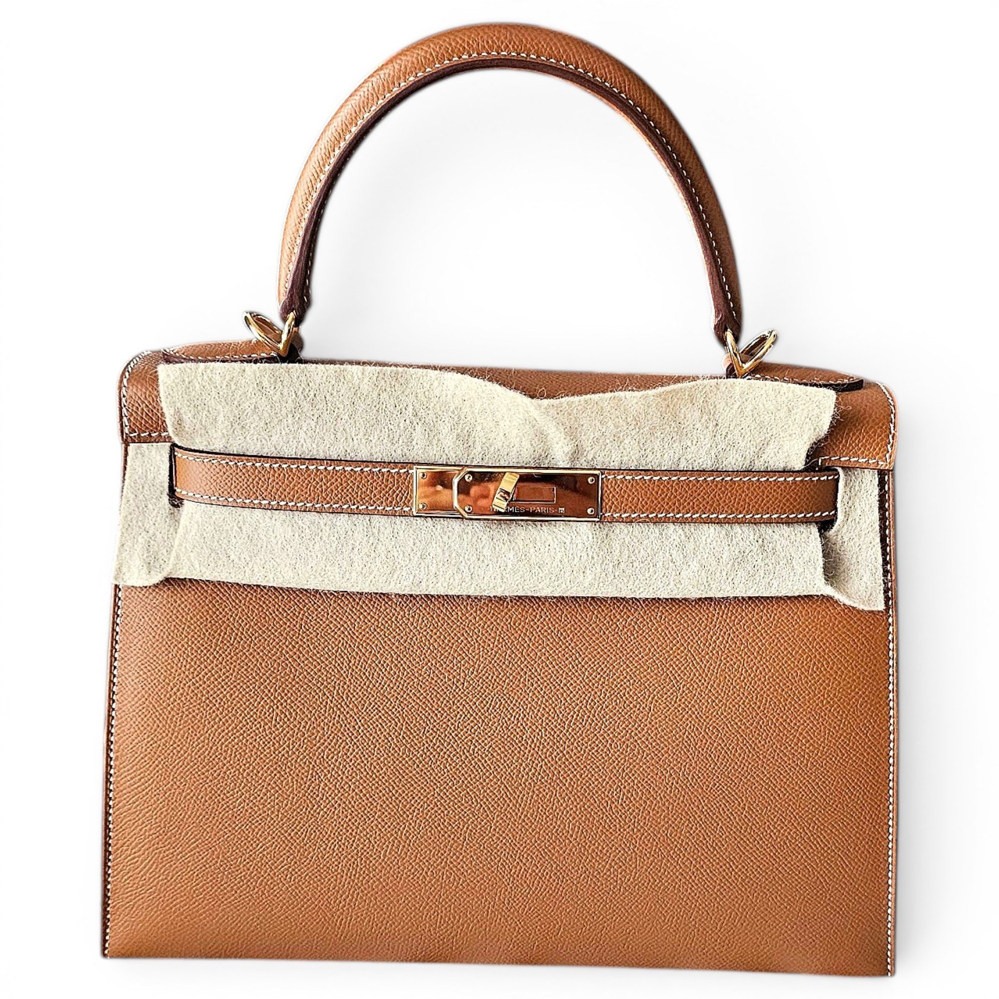 Kelly 28 leather handbag