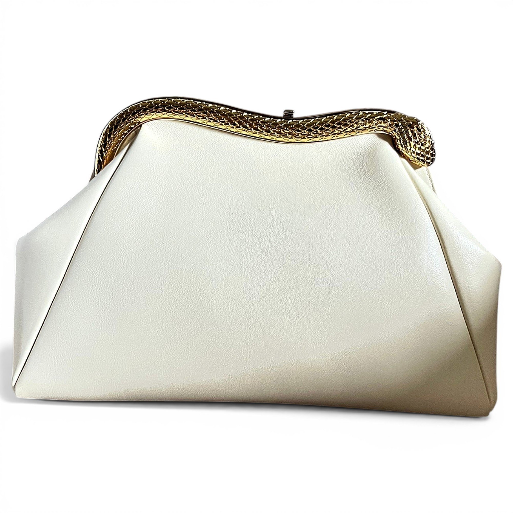 Serpenti leather handbag