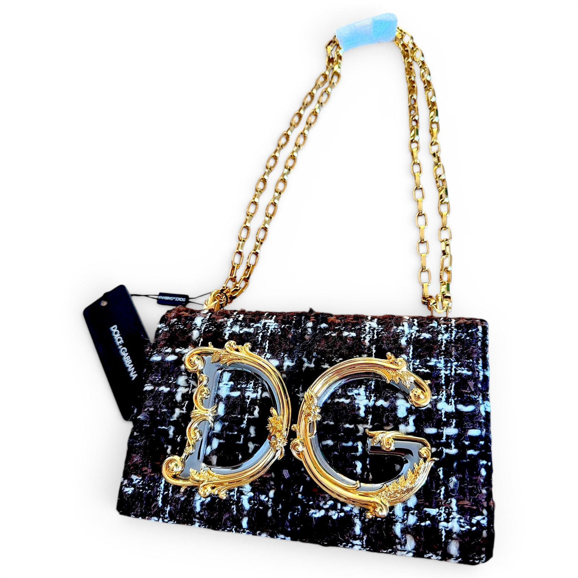 DG Girls tweed handbag