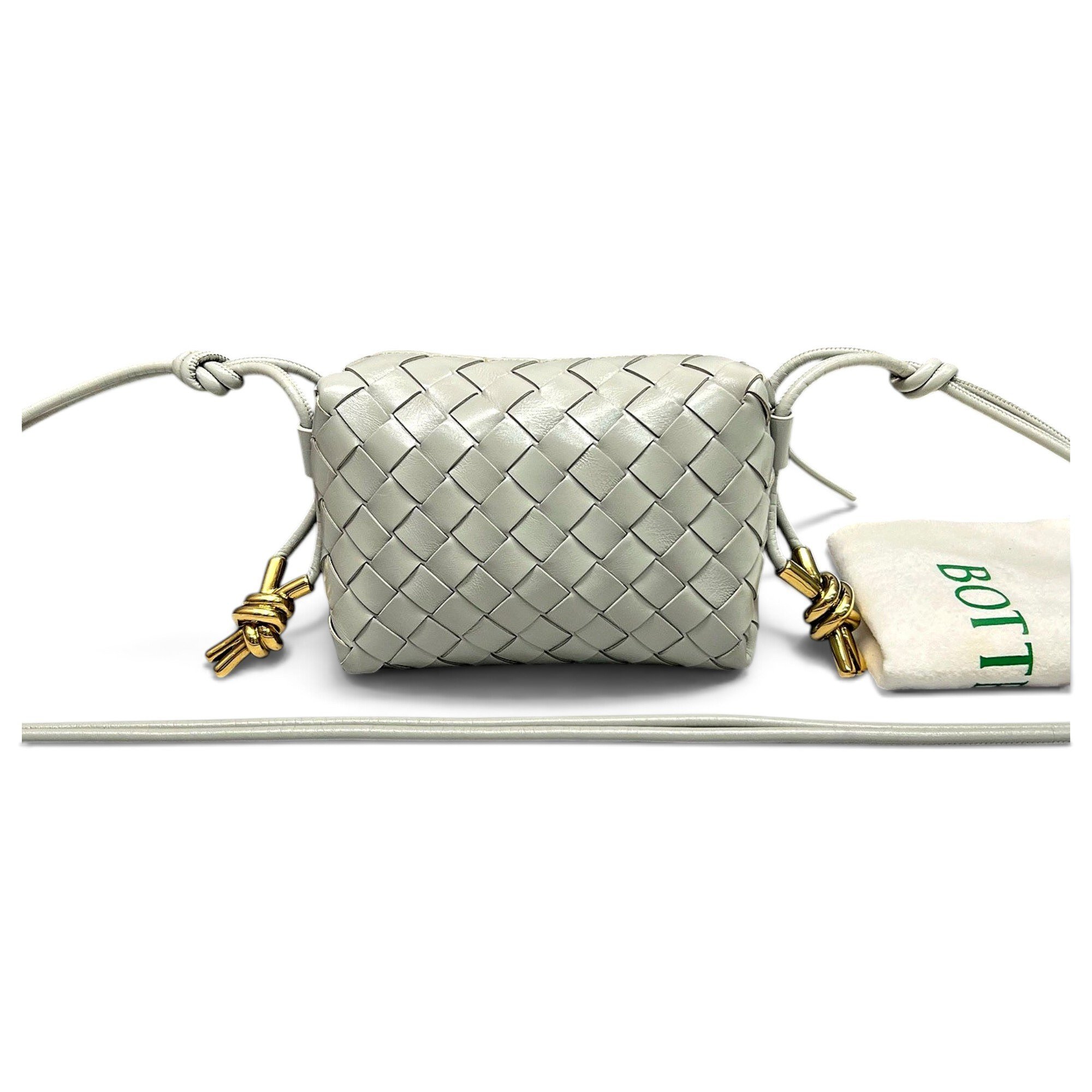 Loop leather crossbody bag