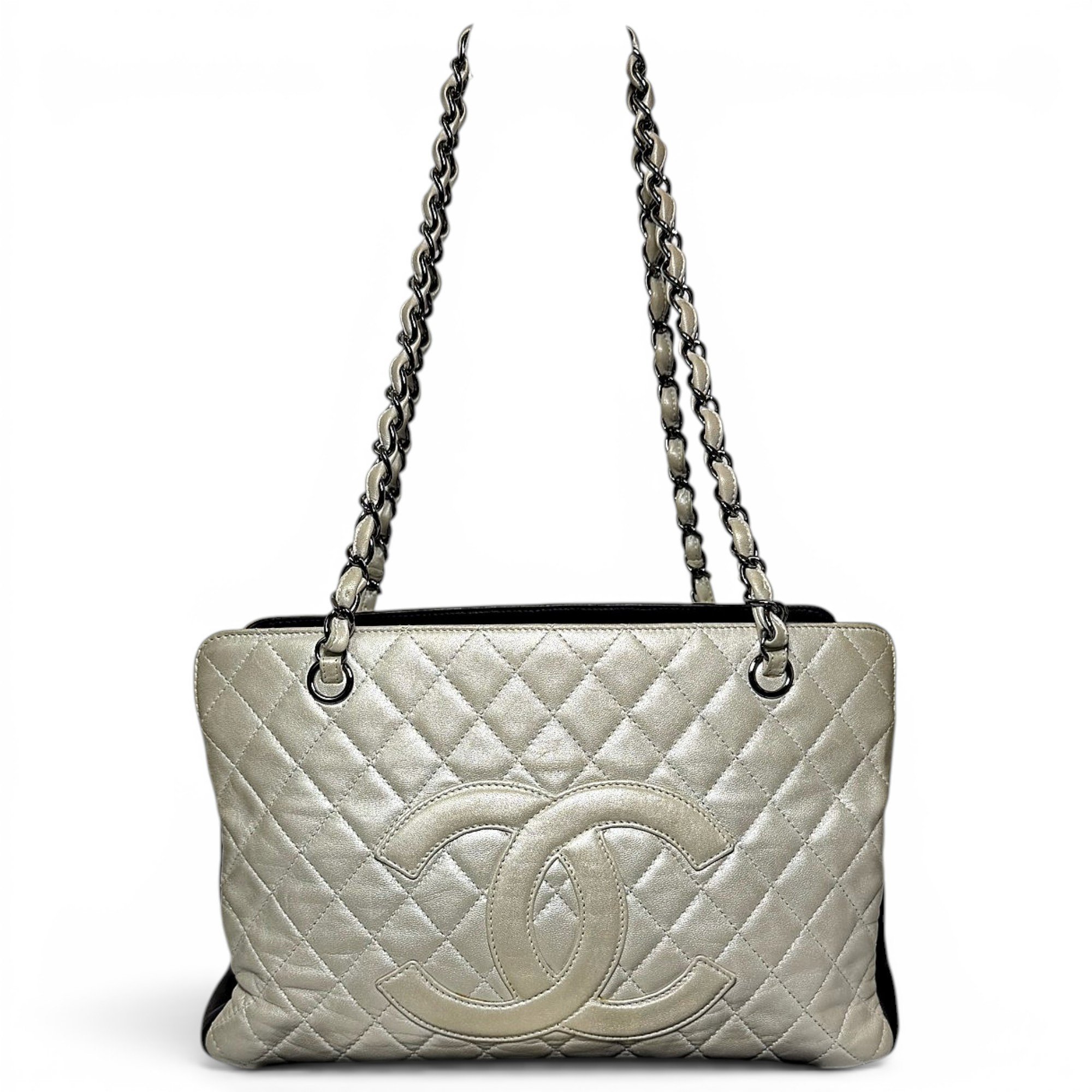 Grand shopping leather tote