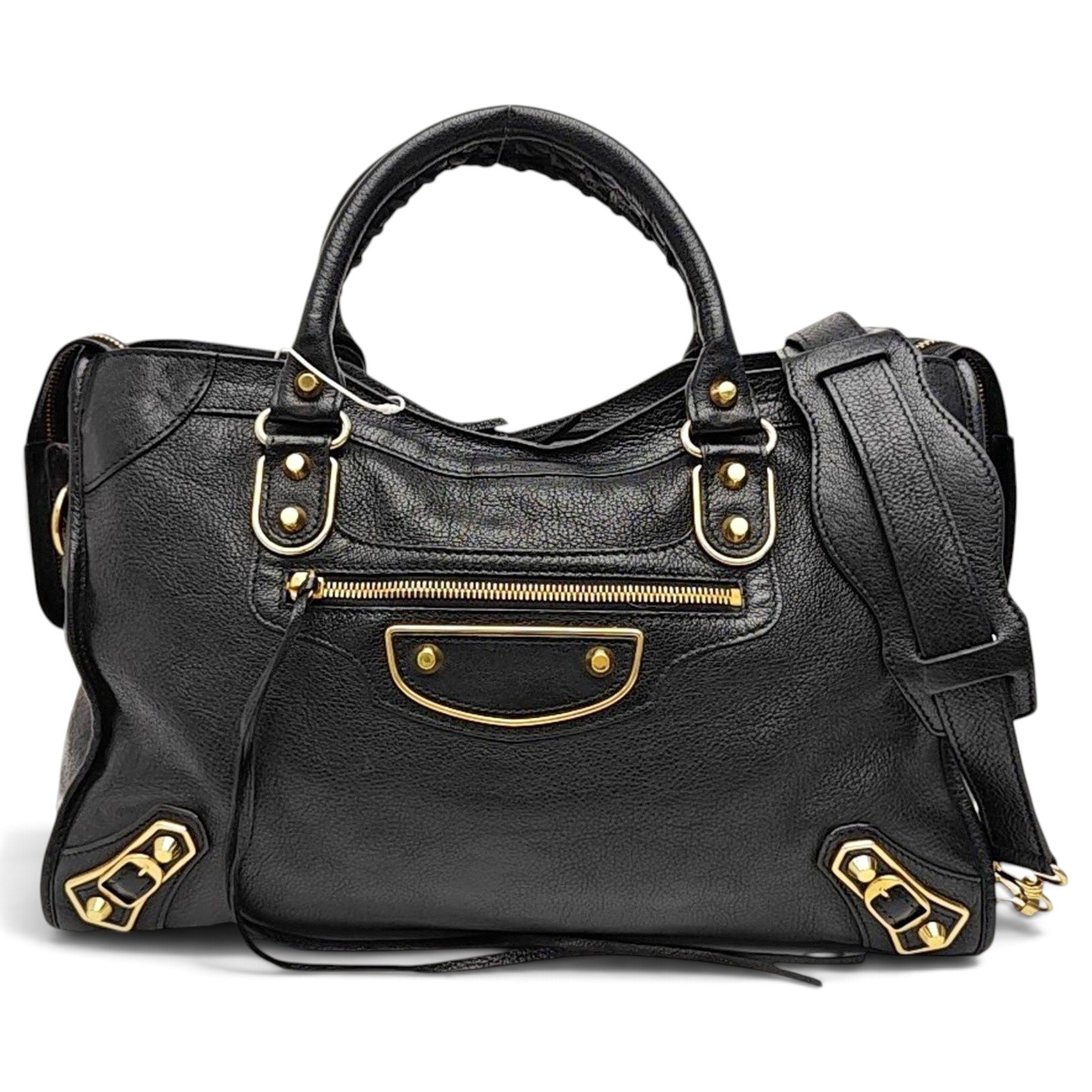 Leather handbag