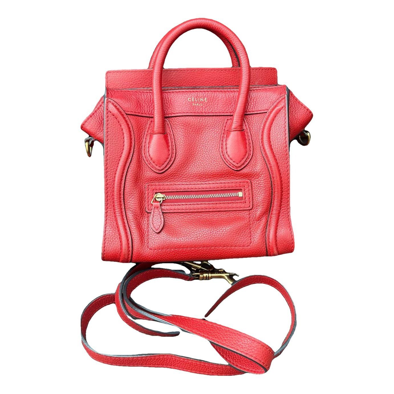 Luggage leather handbag