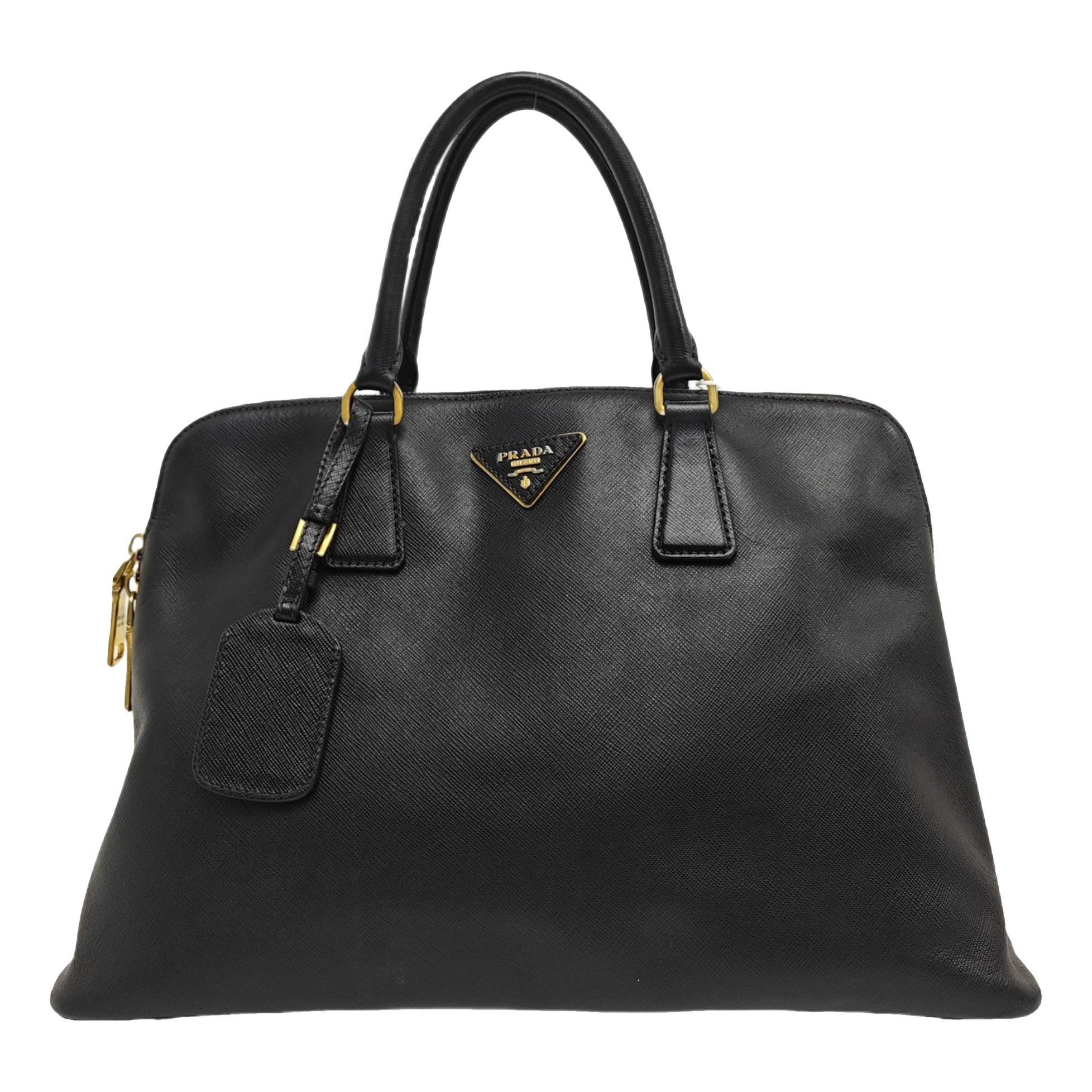 Promenade leather handbag